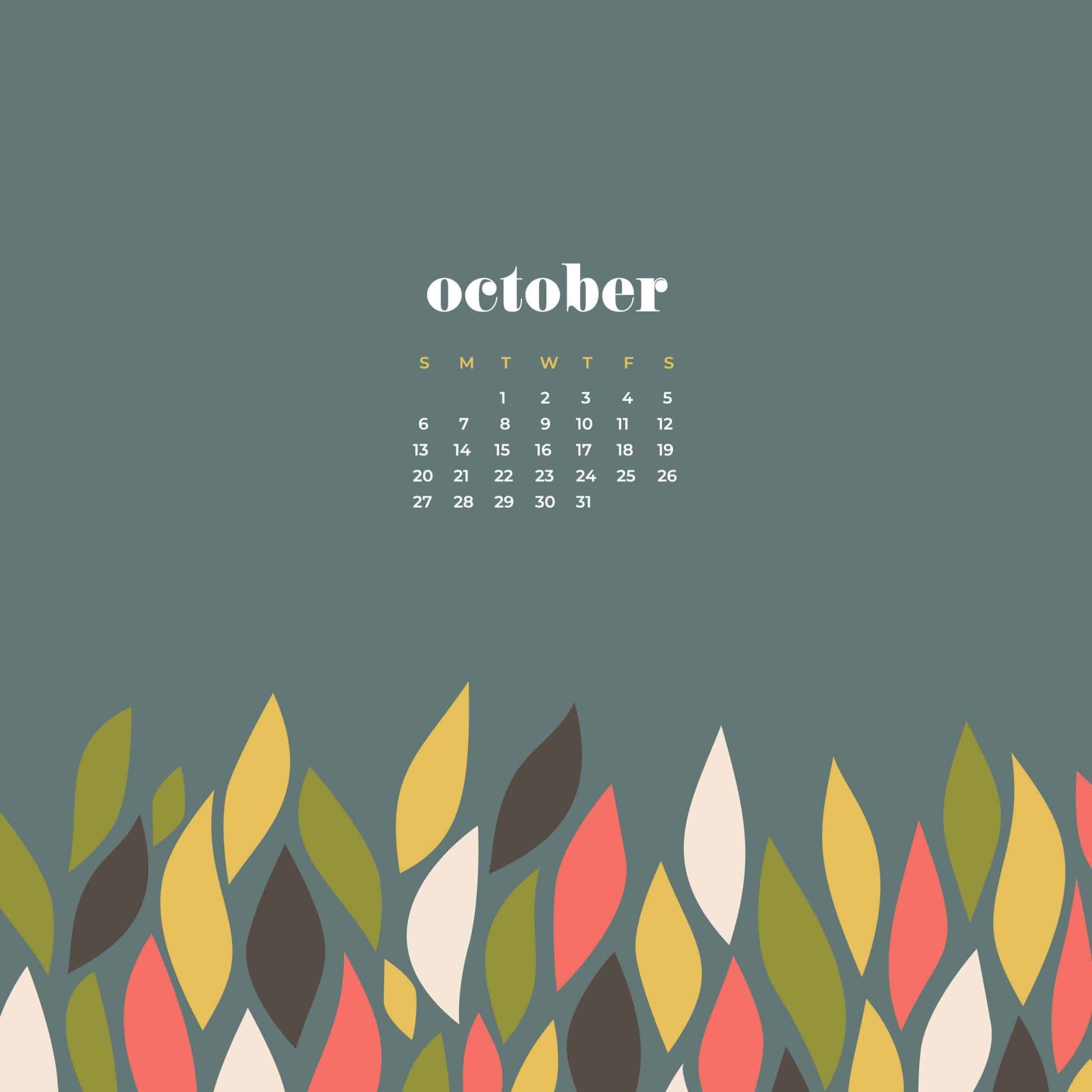 October 2019 Calendar Wallpapers