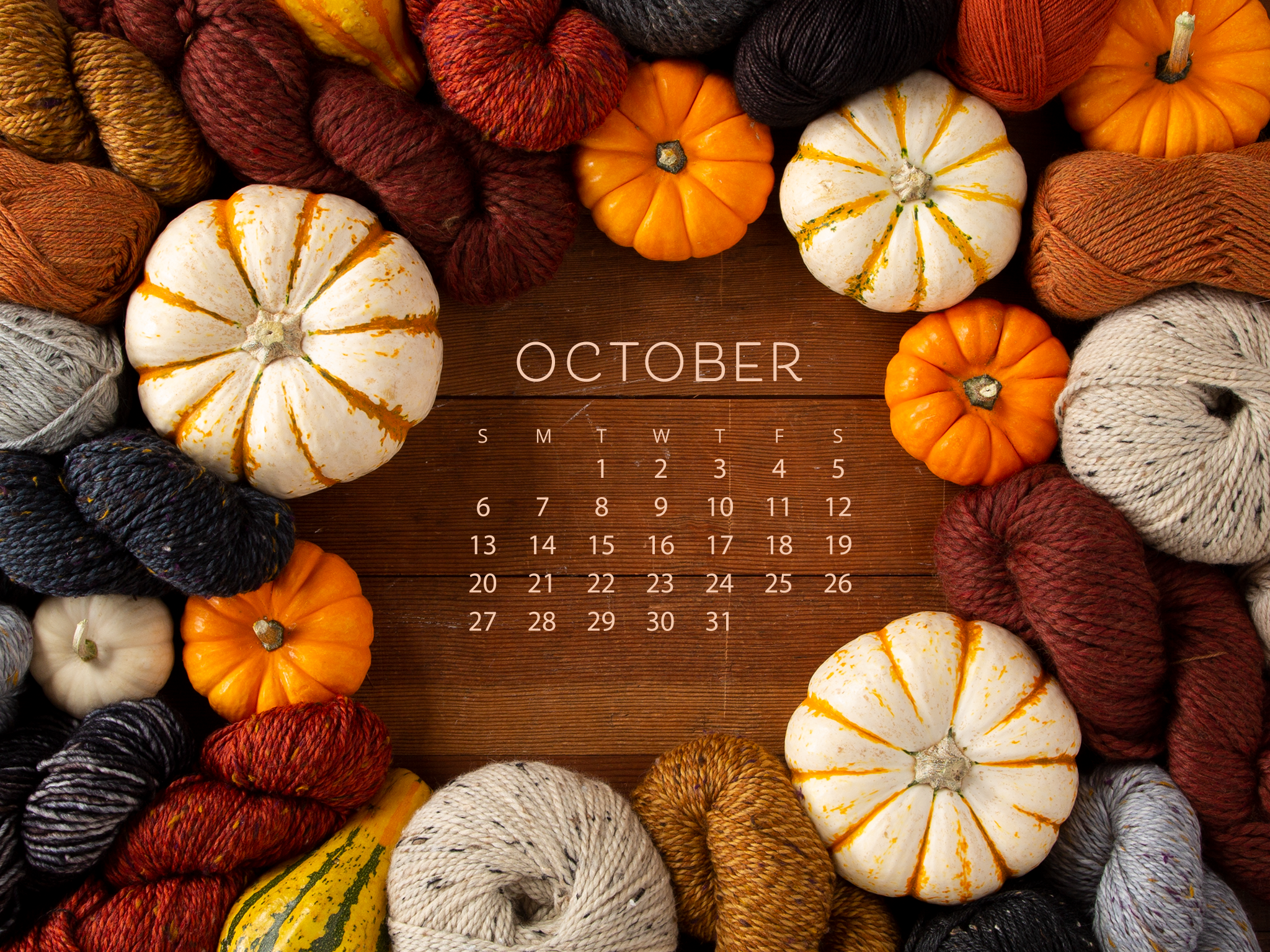 October 2019 Calendar Wallpapers