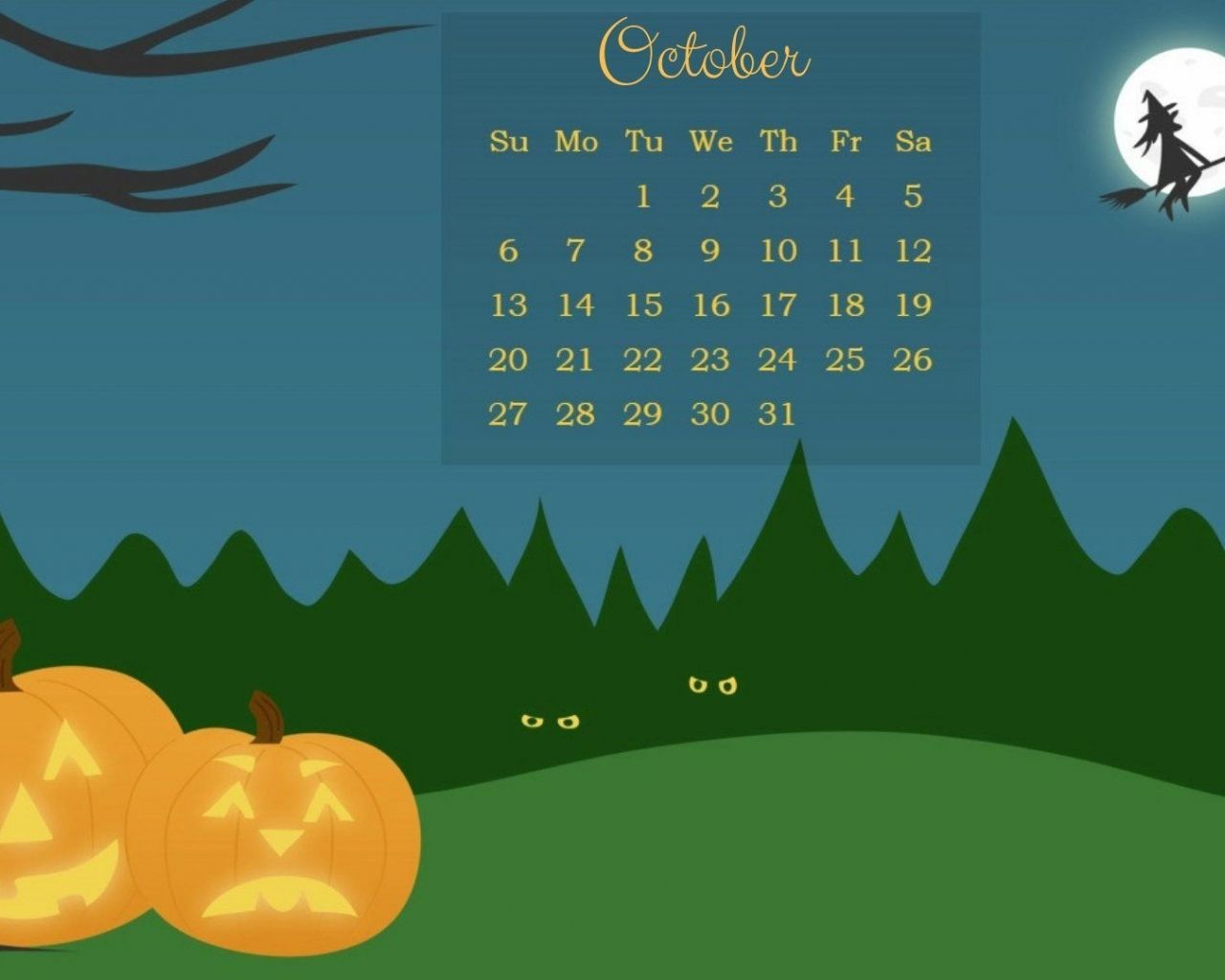 October 2019 Calendar Wallpapers