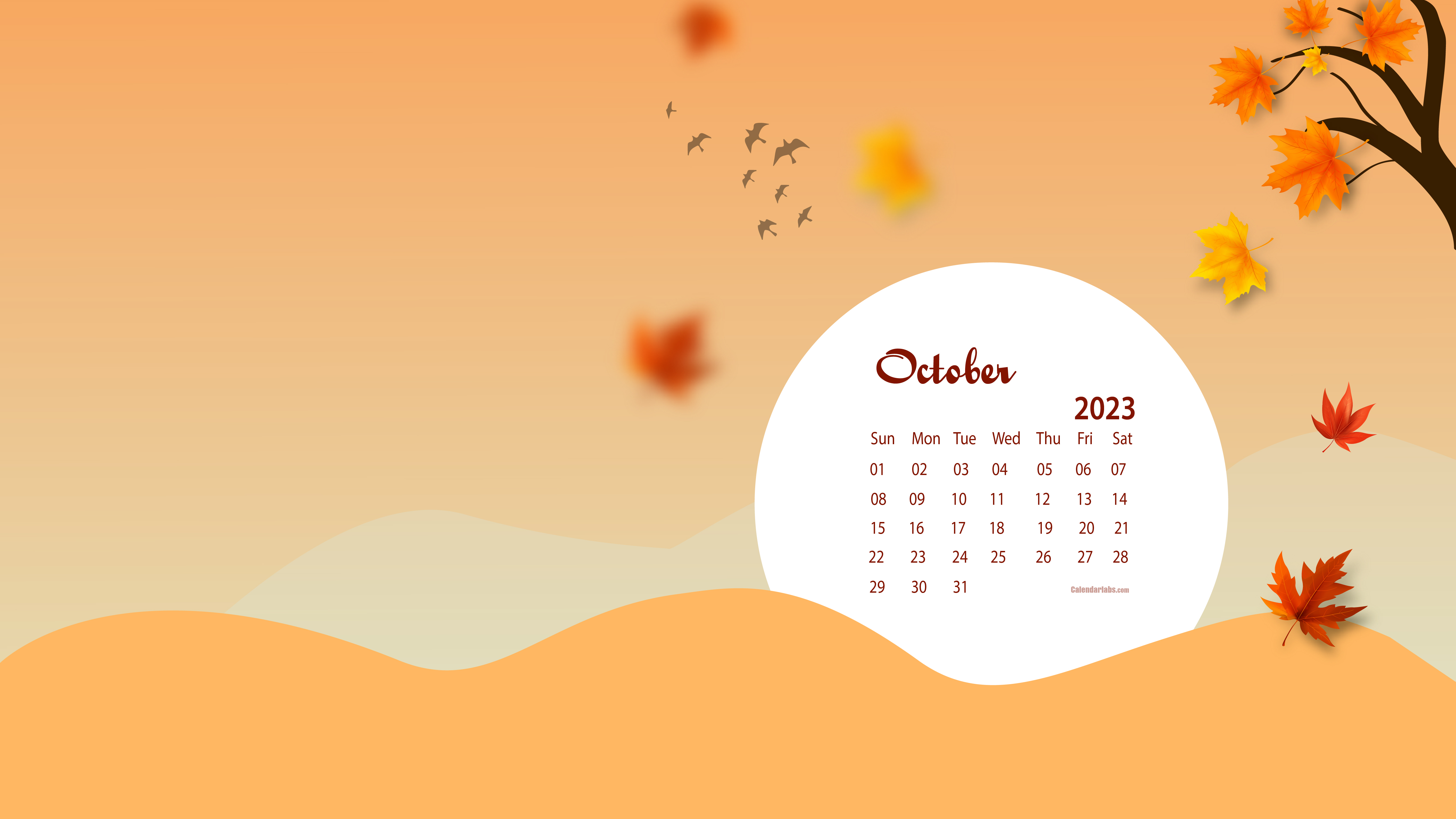 October 2019 Calendar Wallpapers