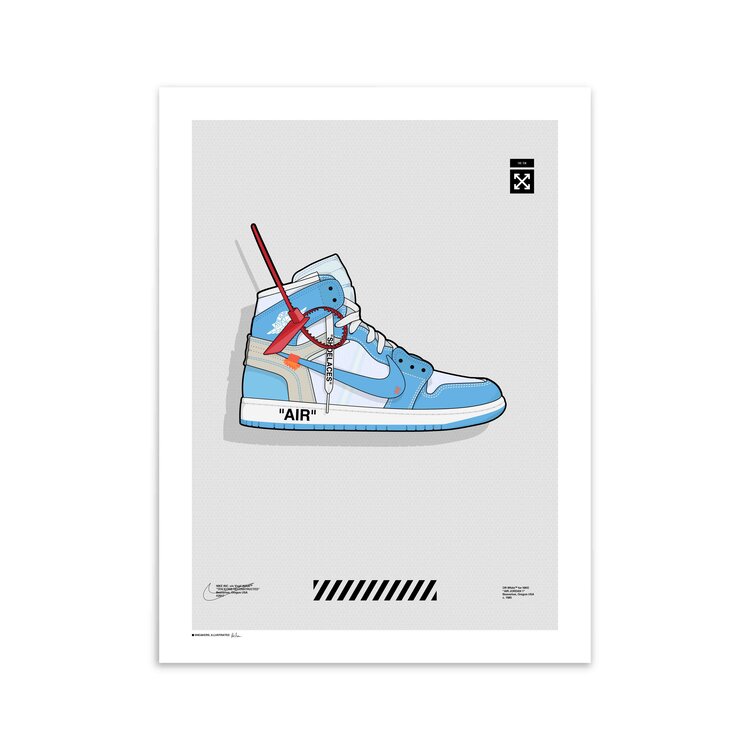 Off White Jordan 1 Unc Wallpapers