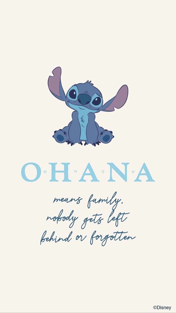 Ohana Stitch Drawing Wallpapers