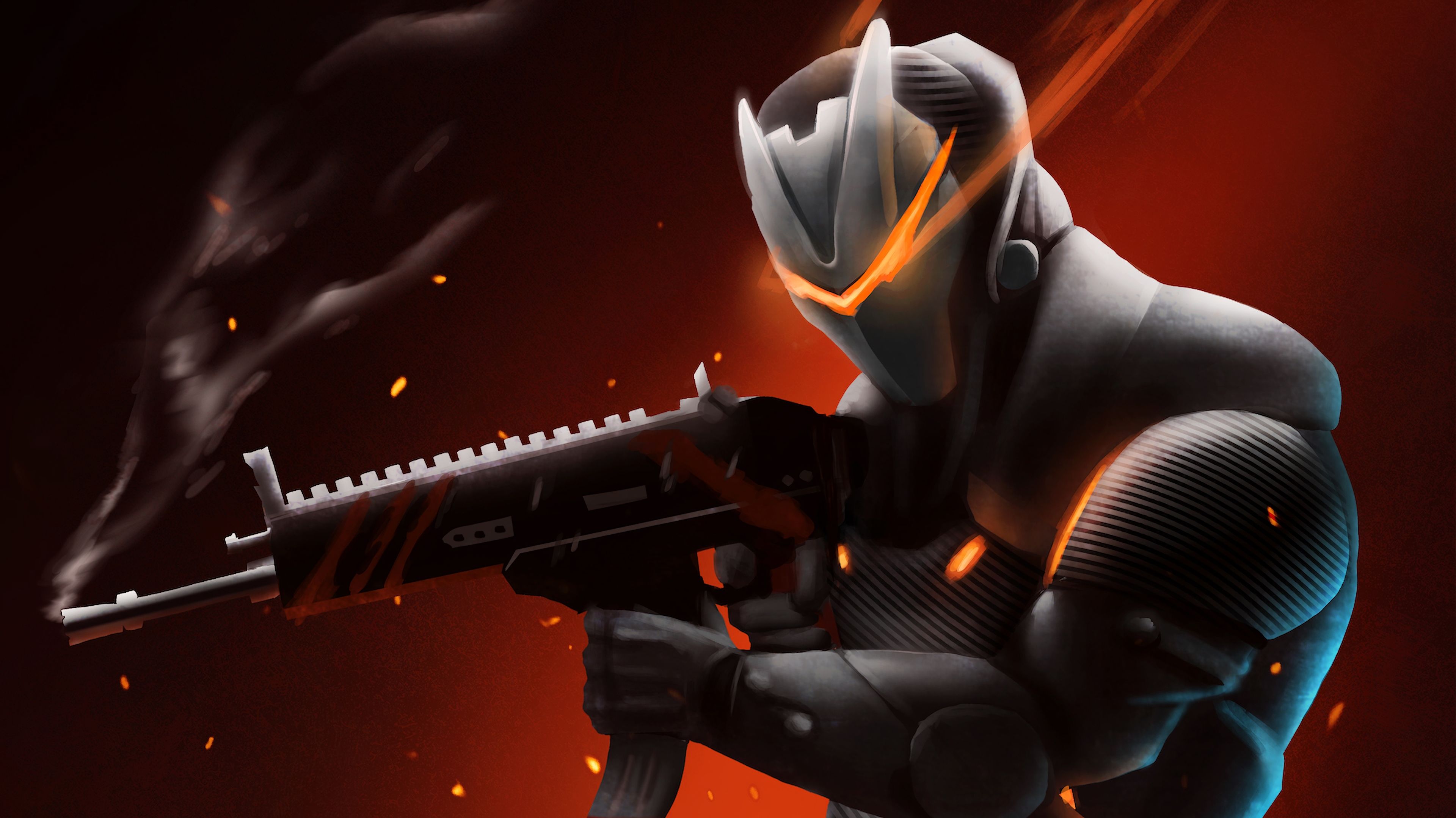 Omega Fortnite Skin Wallpapers