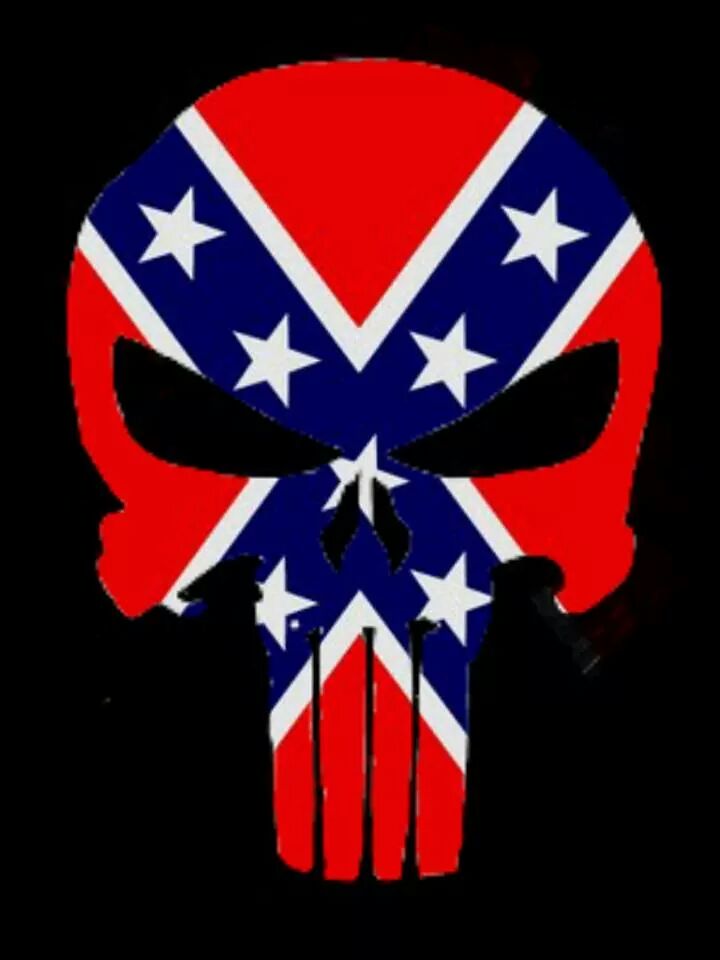 Outlaw Rebel Flag Skull Wallpapers