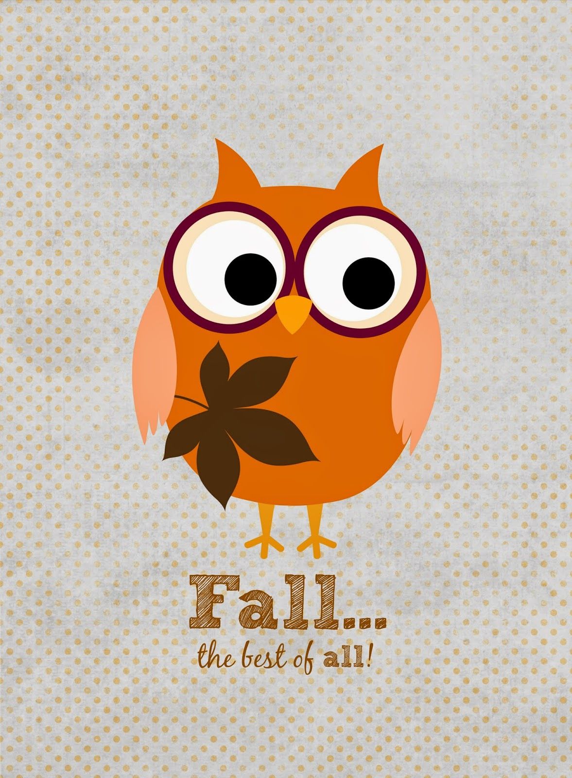 Owl In Fall Wallpapers