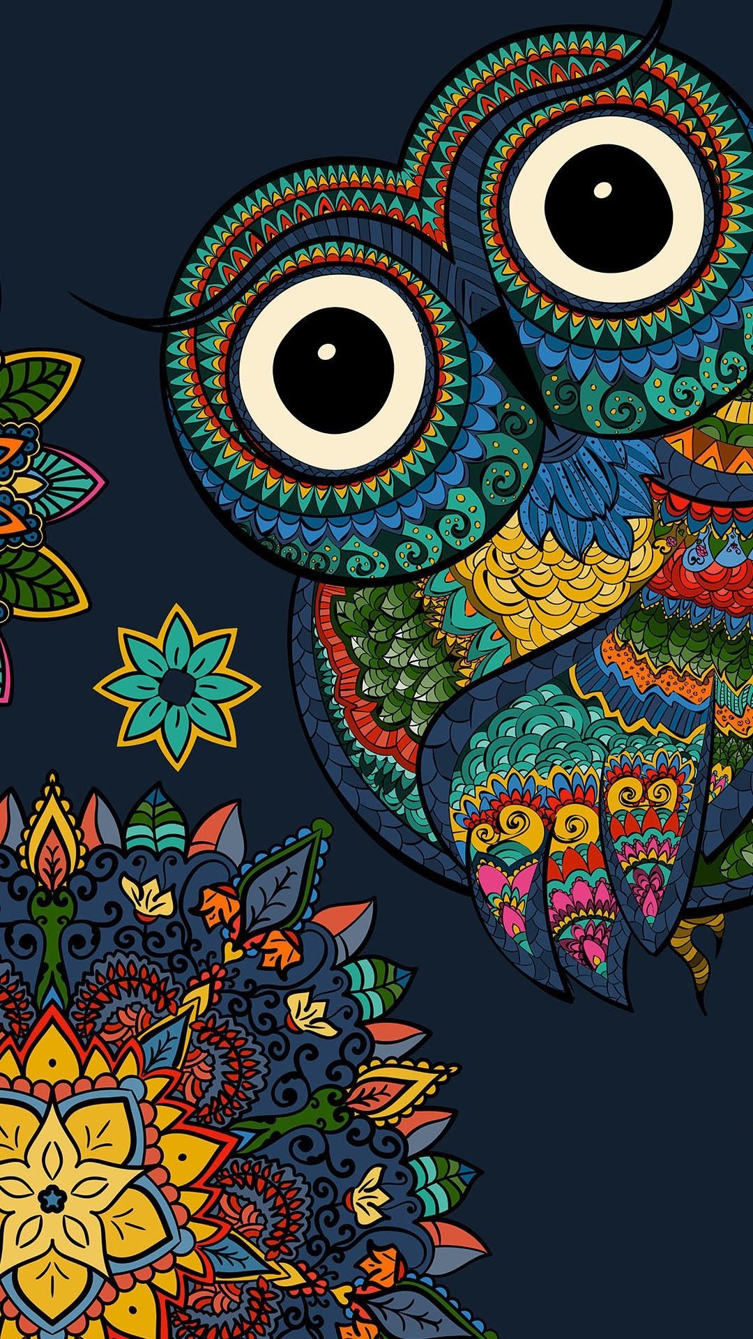 Owl Pattern Wallpapers