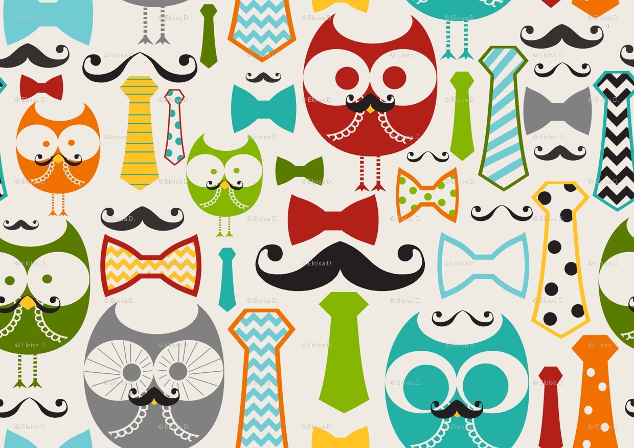 Owl Pattern Wallpapers