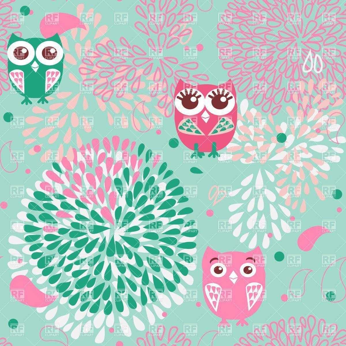 Owl Pattern Wallpapers