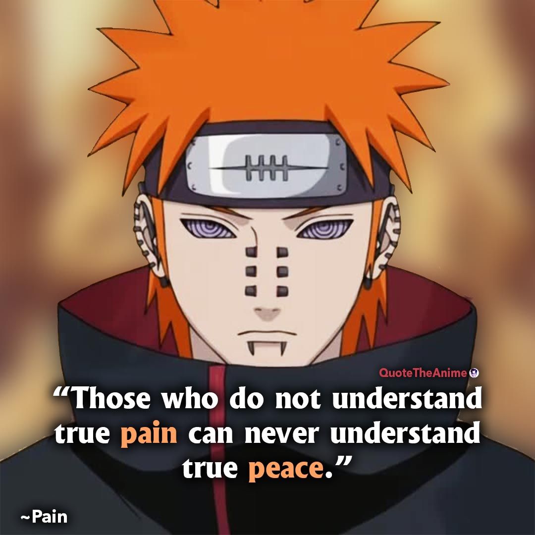 Pain Quotes Naruto Wallpapers