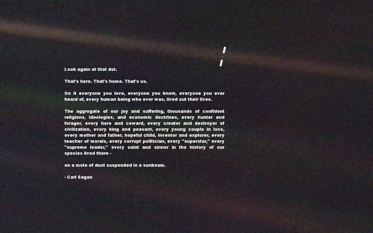 Pale Blue Dot Wallpapers