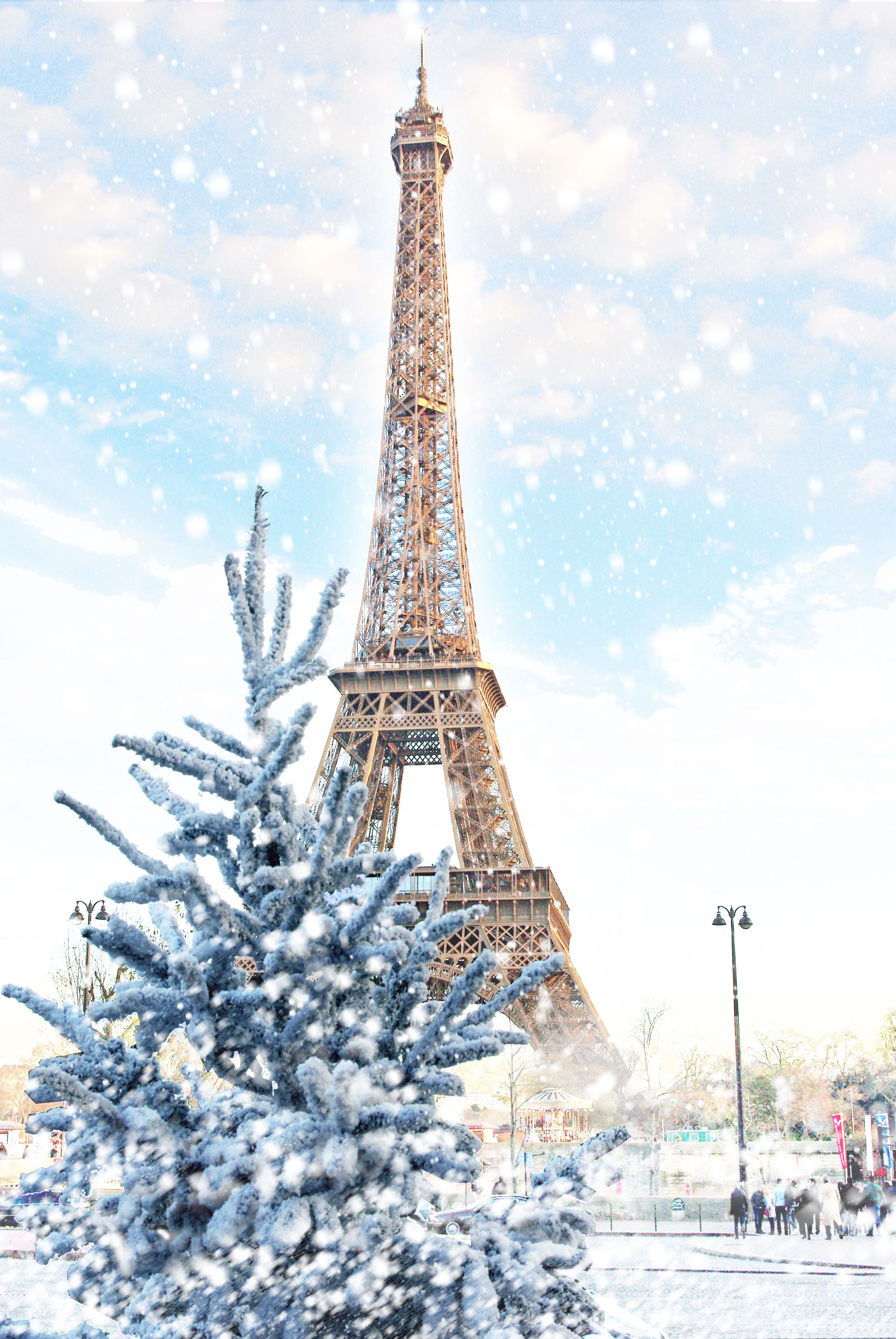 Paris Christmas Wallpapers