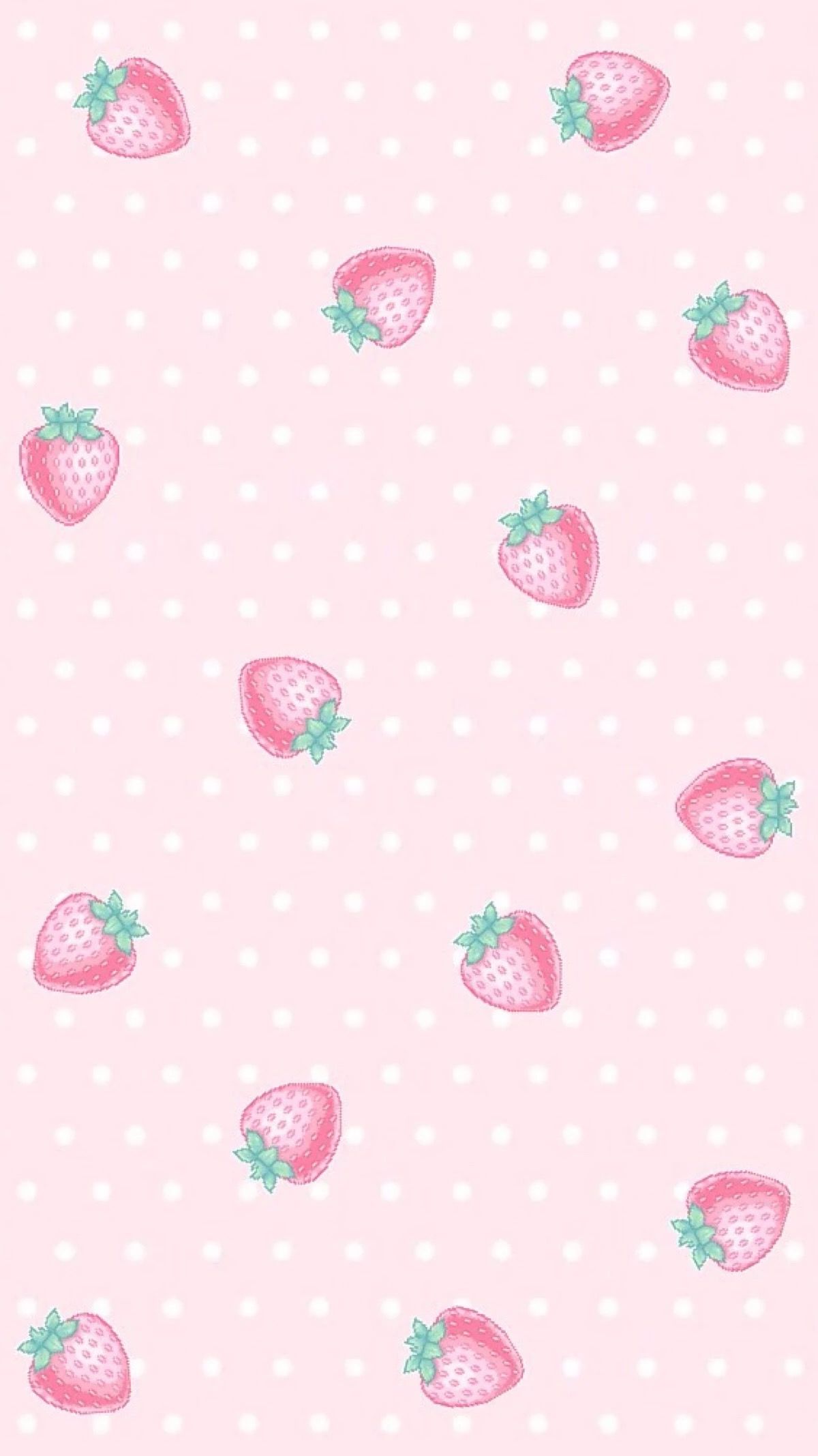 Pastel Cute Strawberry Wallpapers