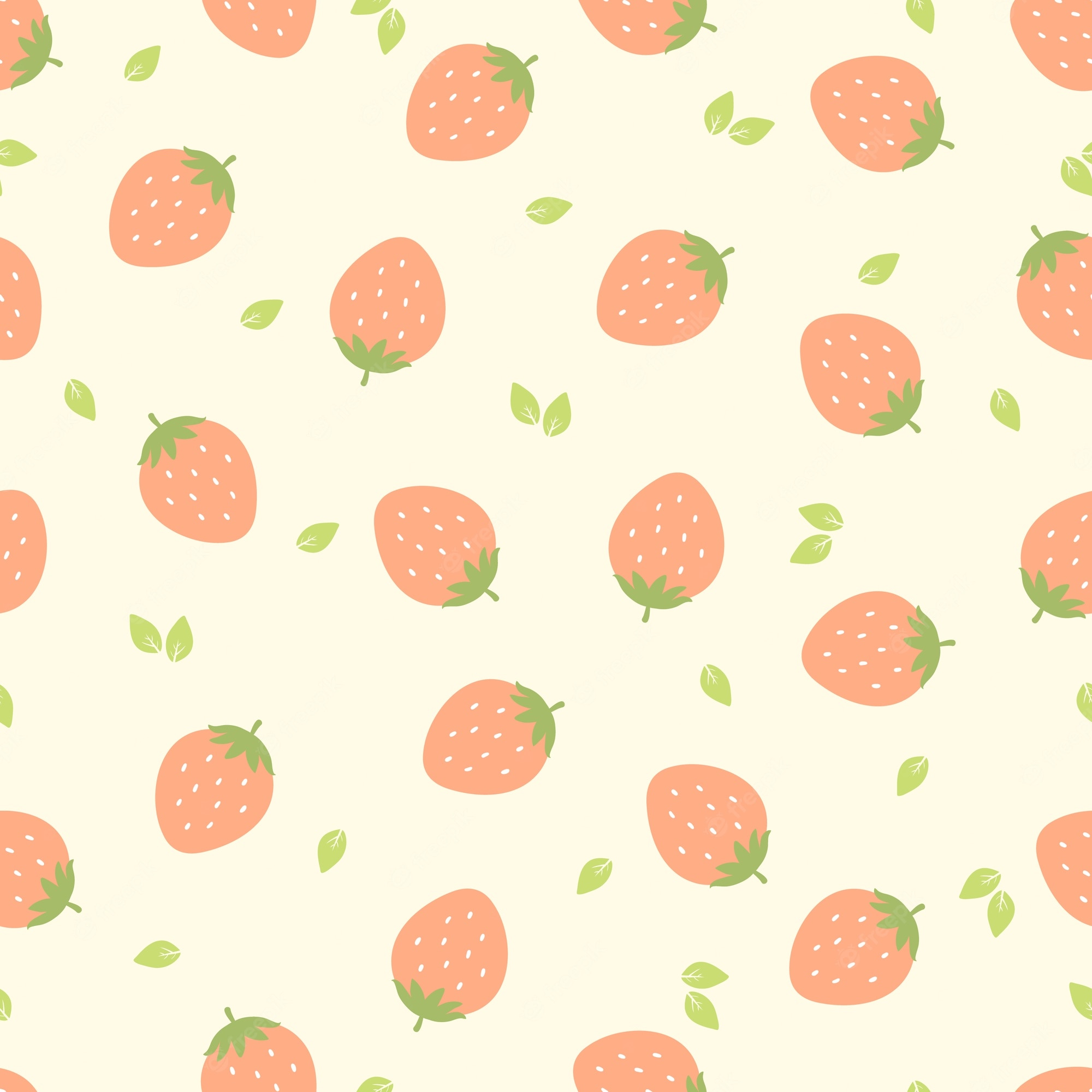 Pastel Cute Strawberry Wallpapers