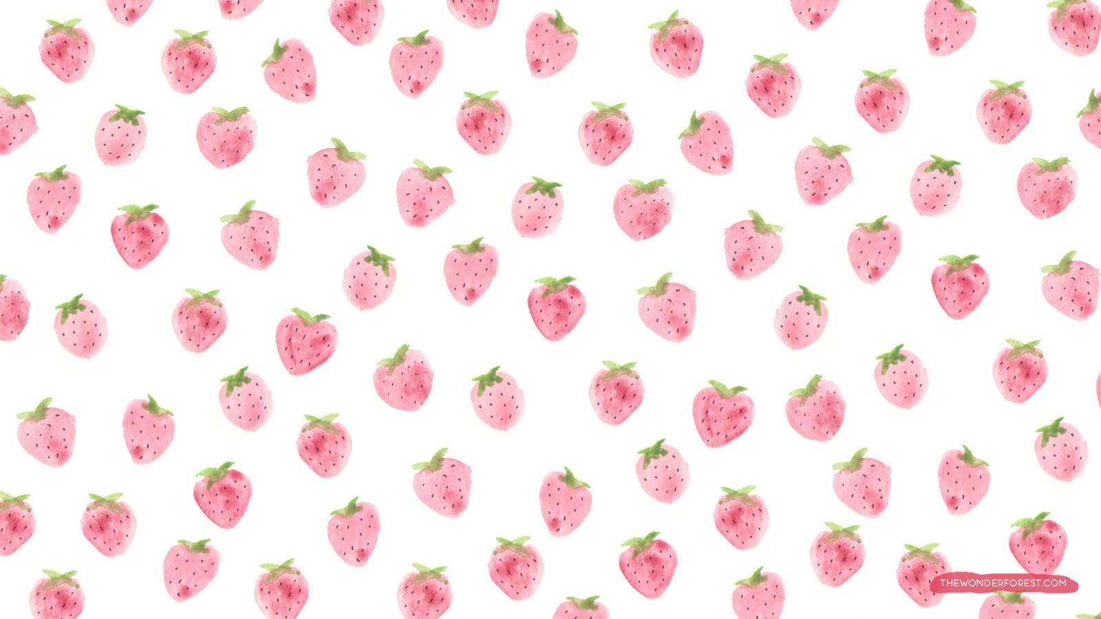 Pastel Cute Strawberry Wallpapers