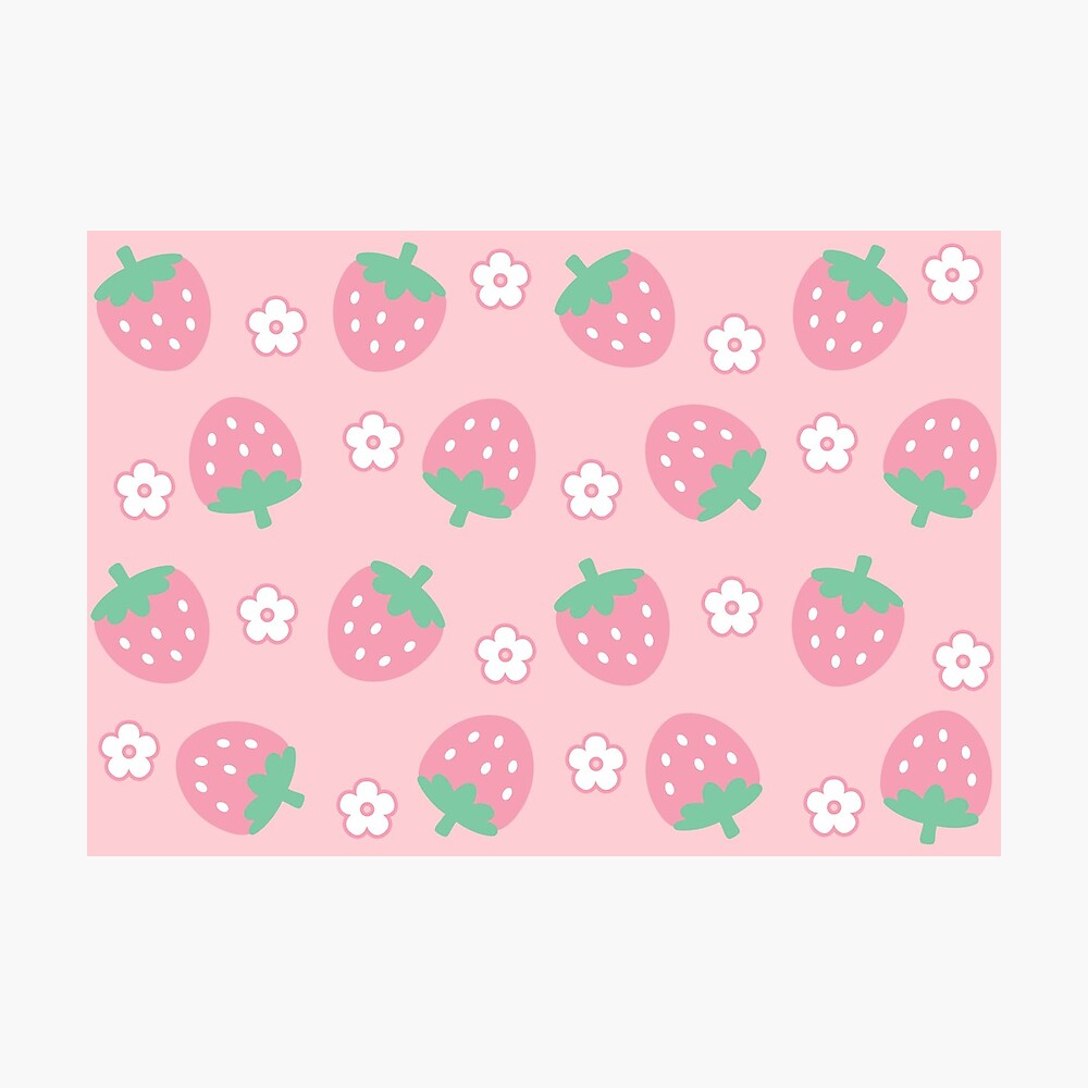 Pastel Cute Strawberry Wallpapers