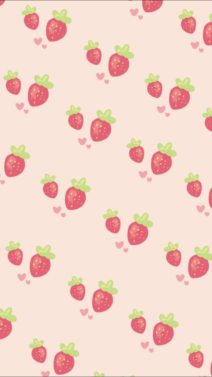 Pastel Cute Strawberry Wallpapers