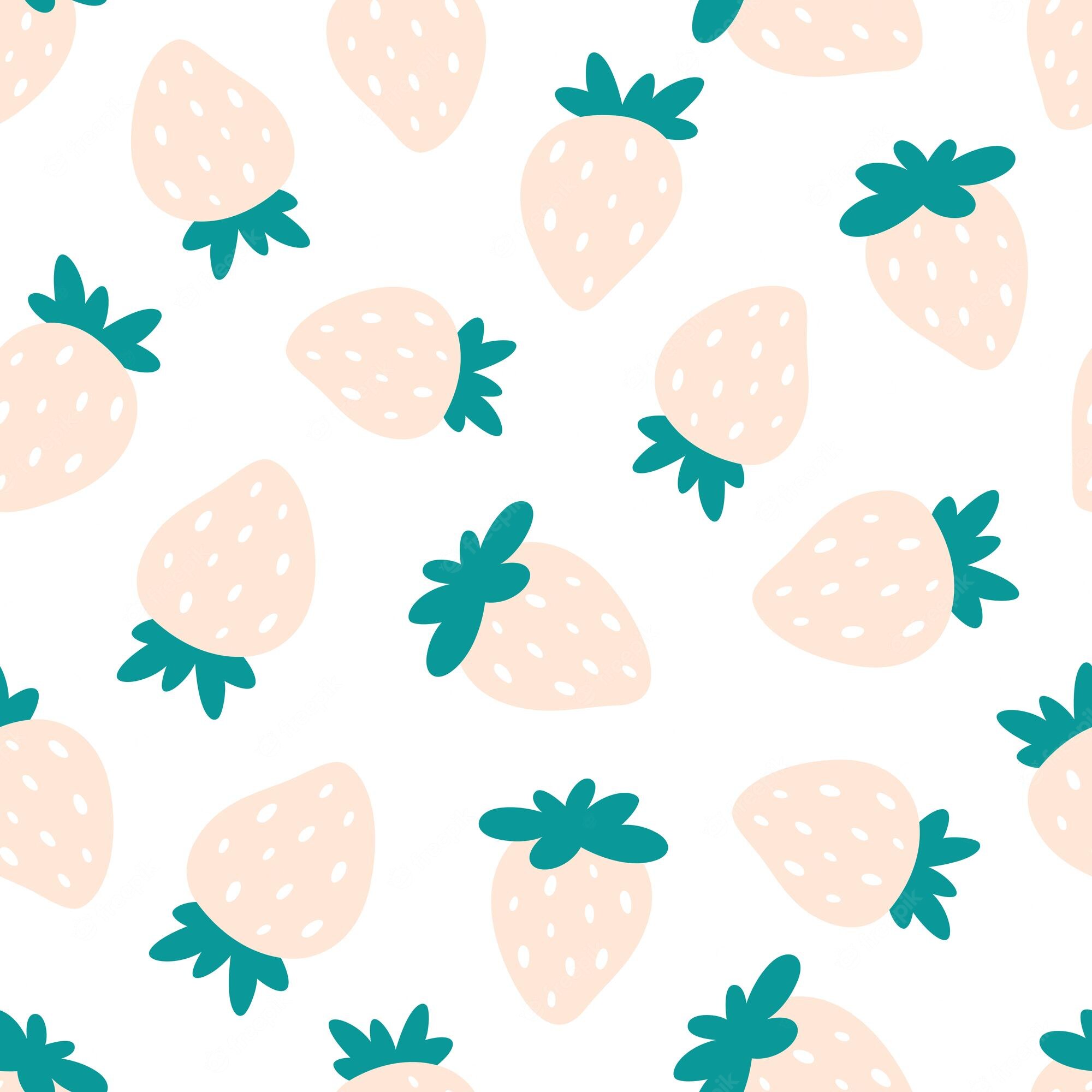 Pastel Cute Strawberry Wallpapers