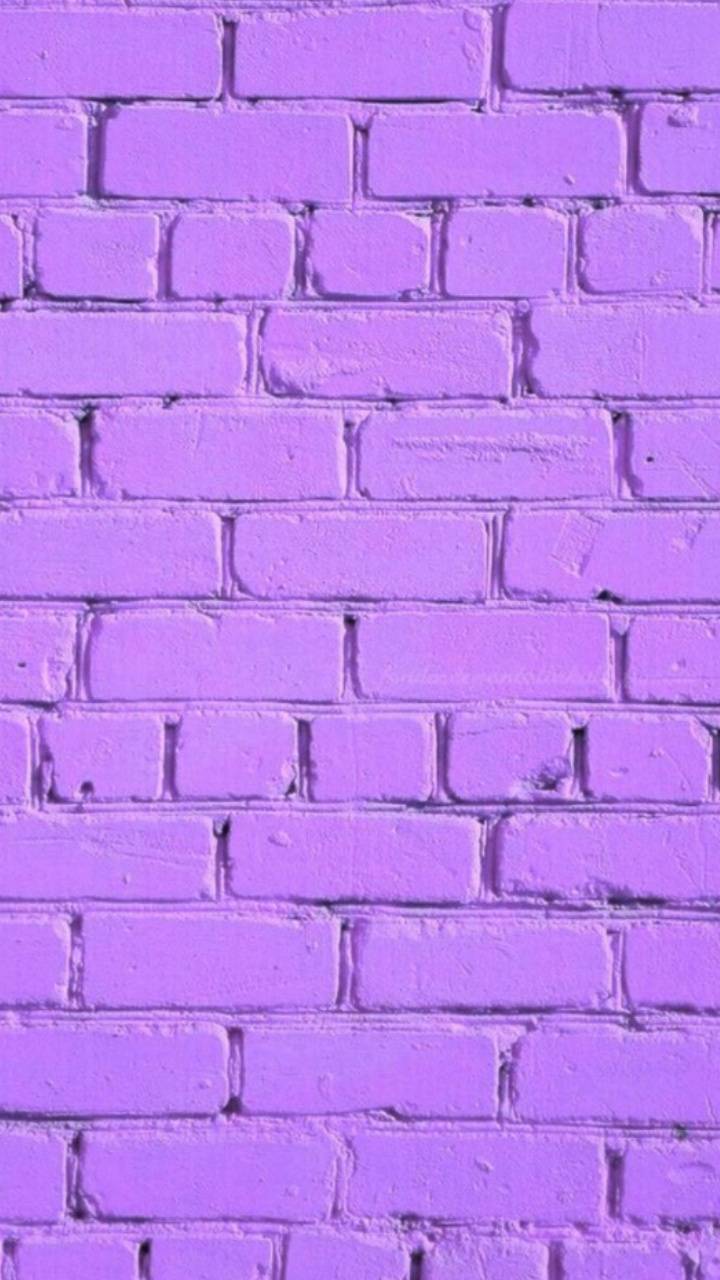 Pastel Purple Brick Wallpapers