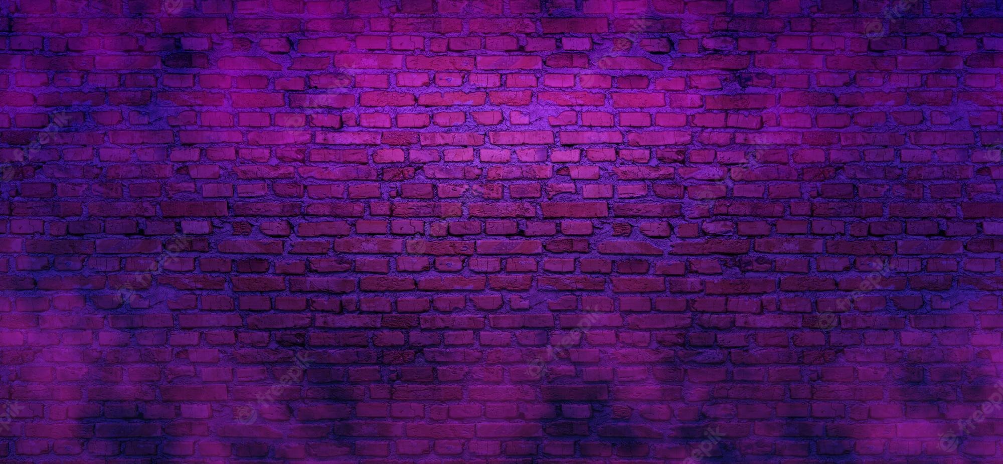 Pastel Purple Brick Wallpapers