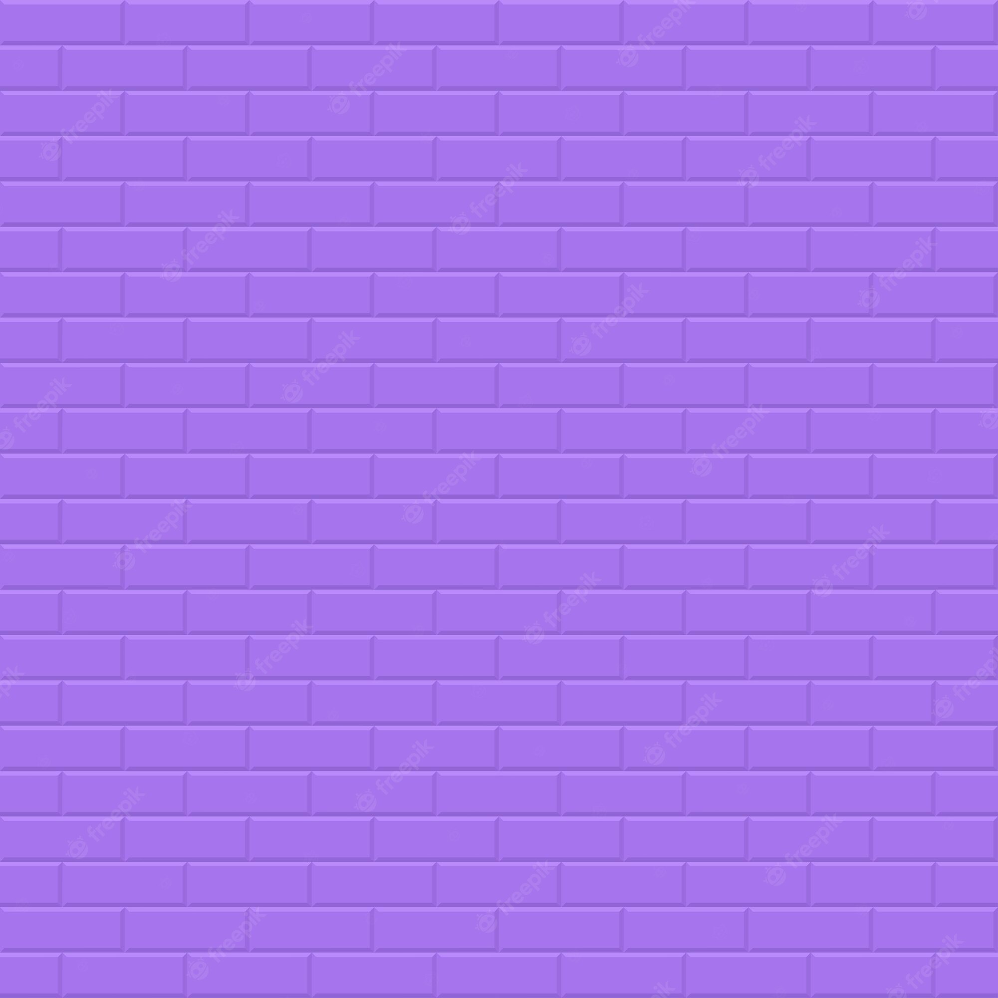 Pastel Purple Brick Wallpapers