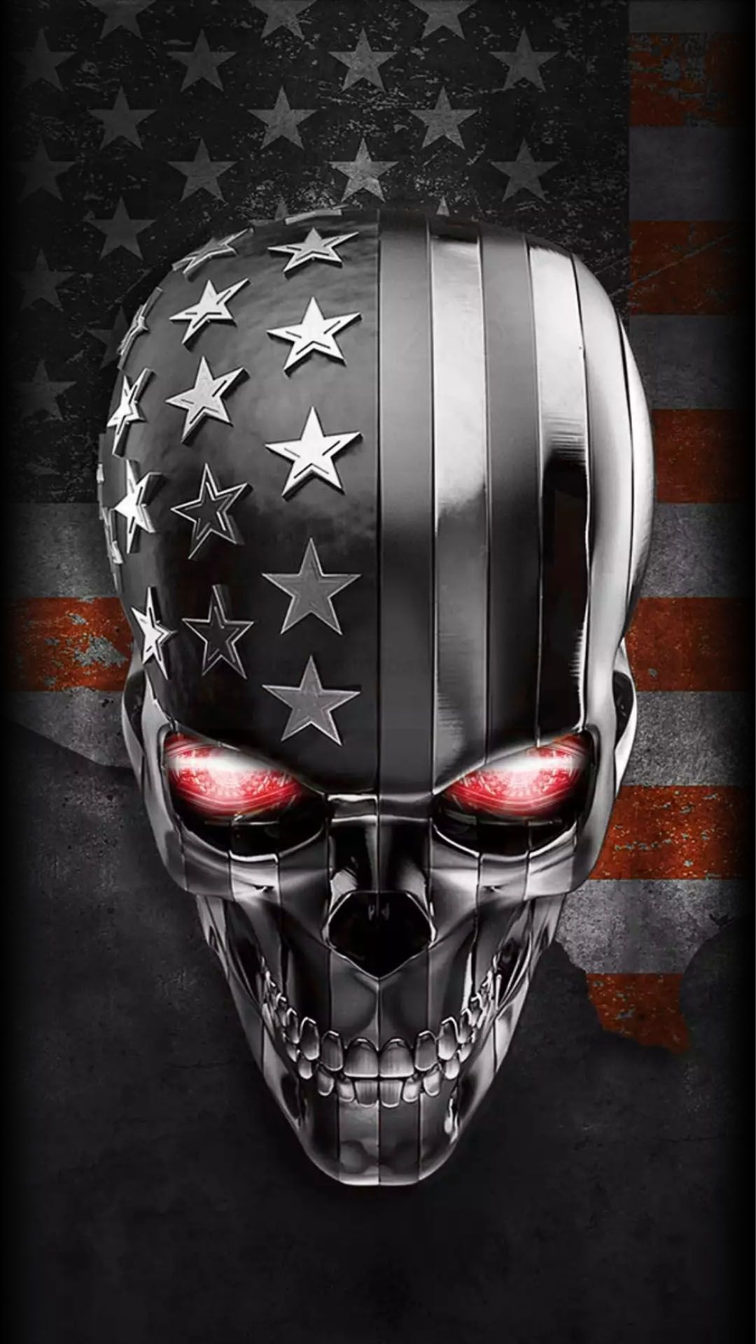 Patriotic Skull Wallpapers