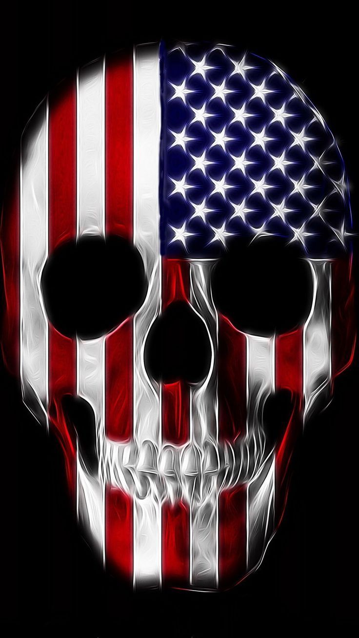 Patriotic Skull Wallpapers