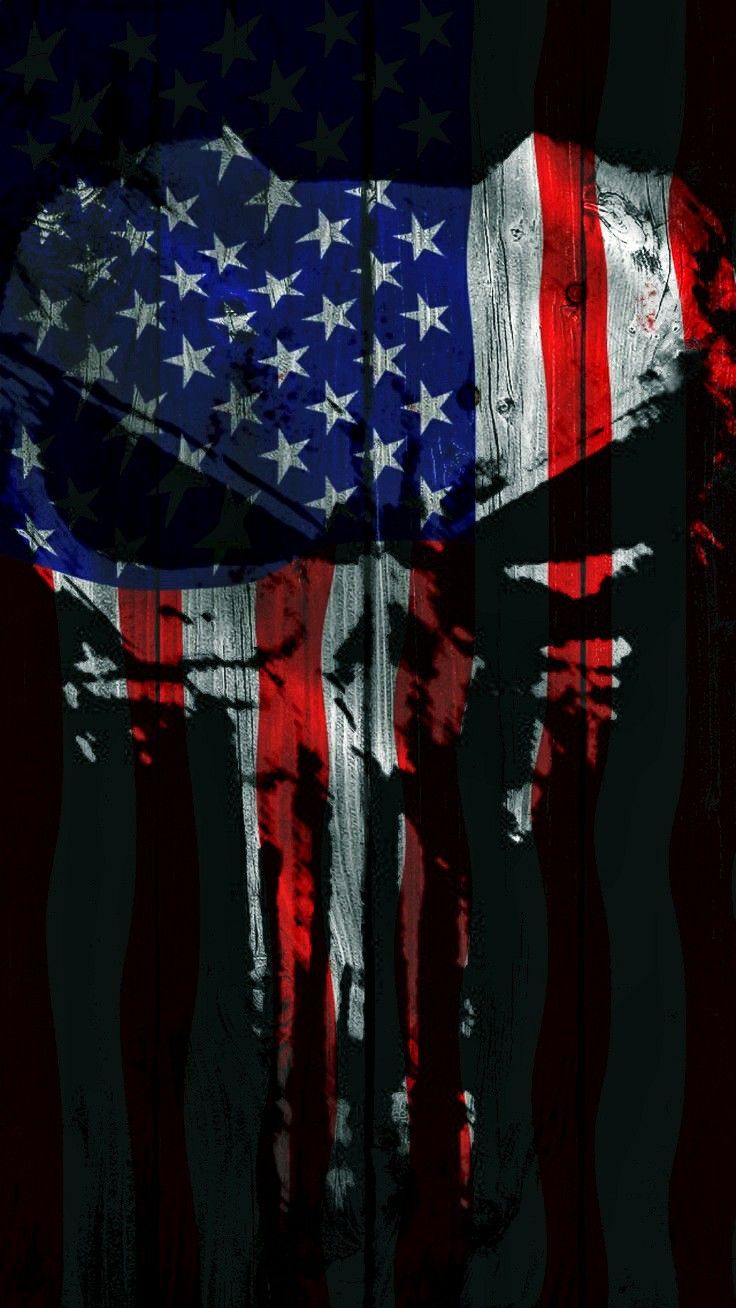 Patriotic Skull Wallpapers