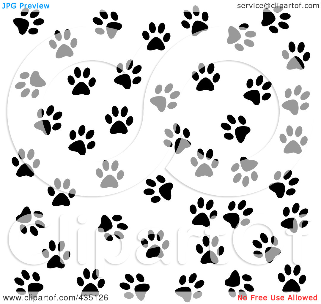 Paw Print Border Wallpapers