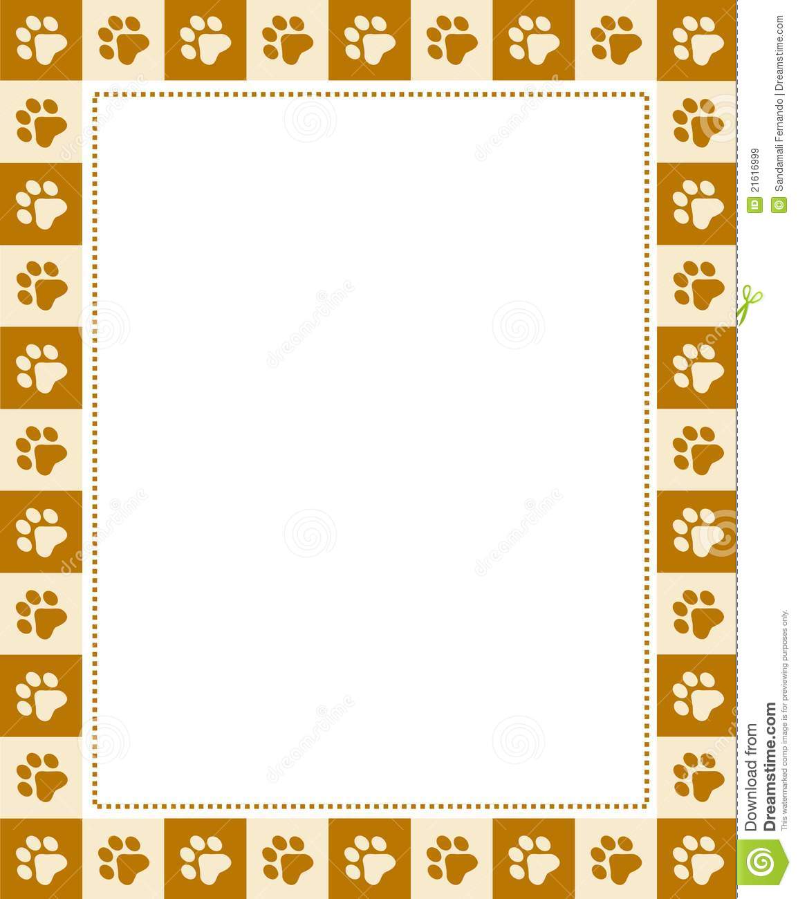 Paw Print Border Wallpapers