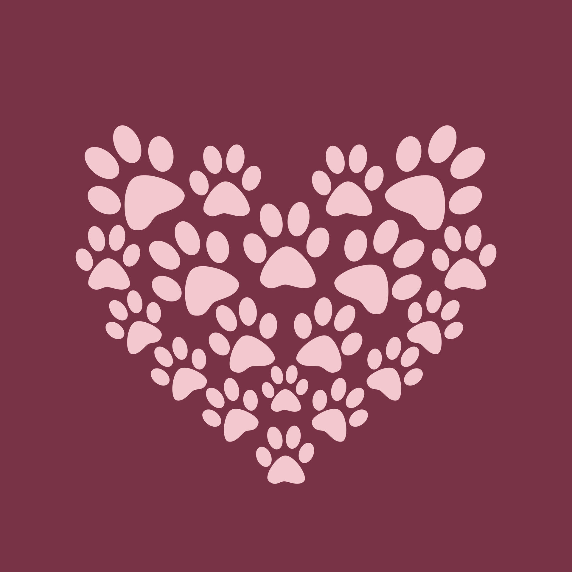 Paw Print For Iphone Wallpapers