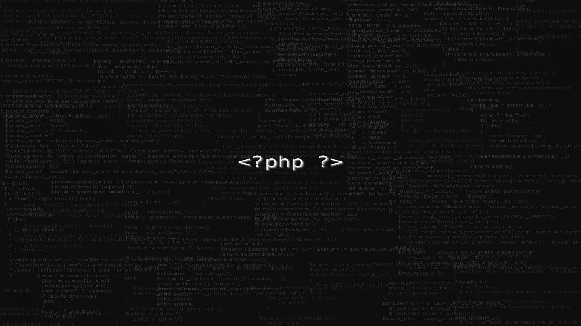 Php Code Wallpapers