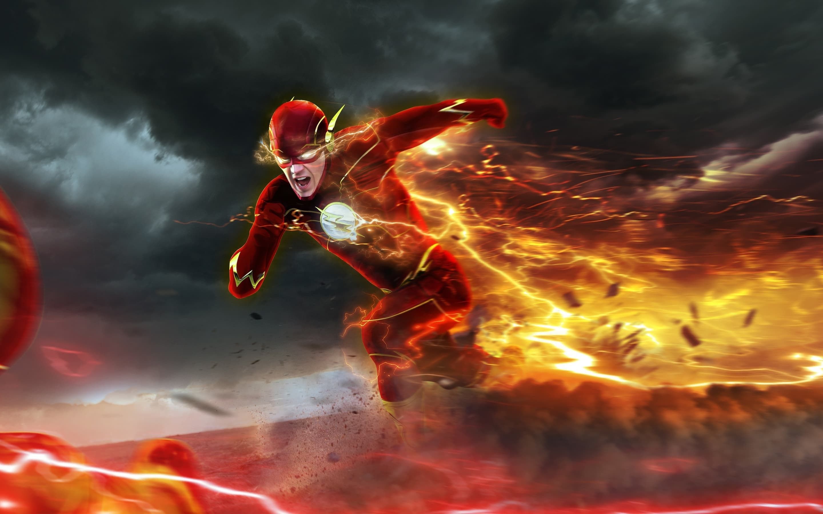 Picture Of The Flash Running Wallpapers