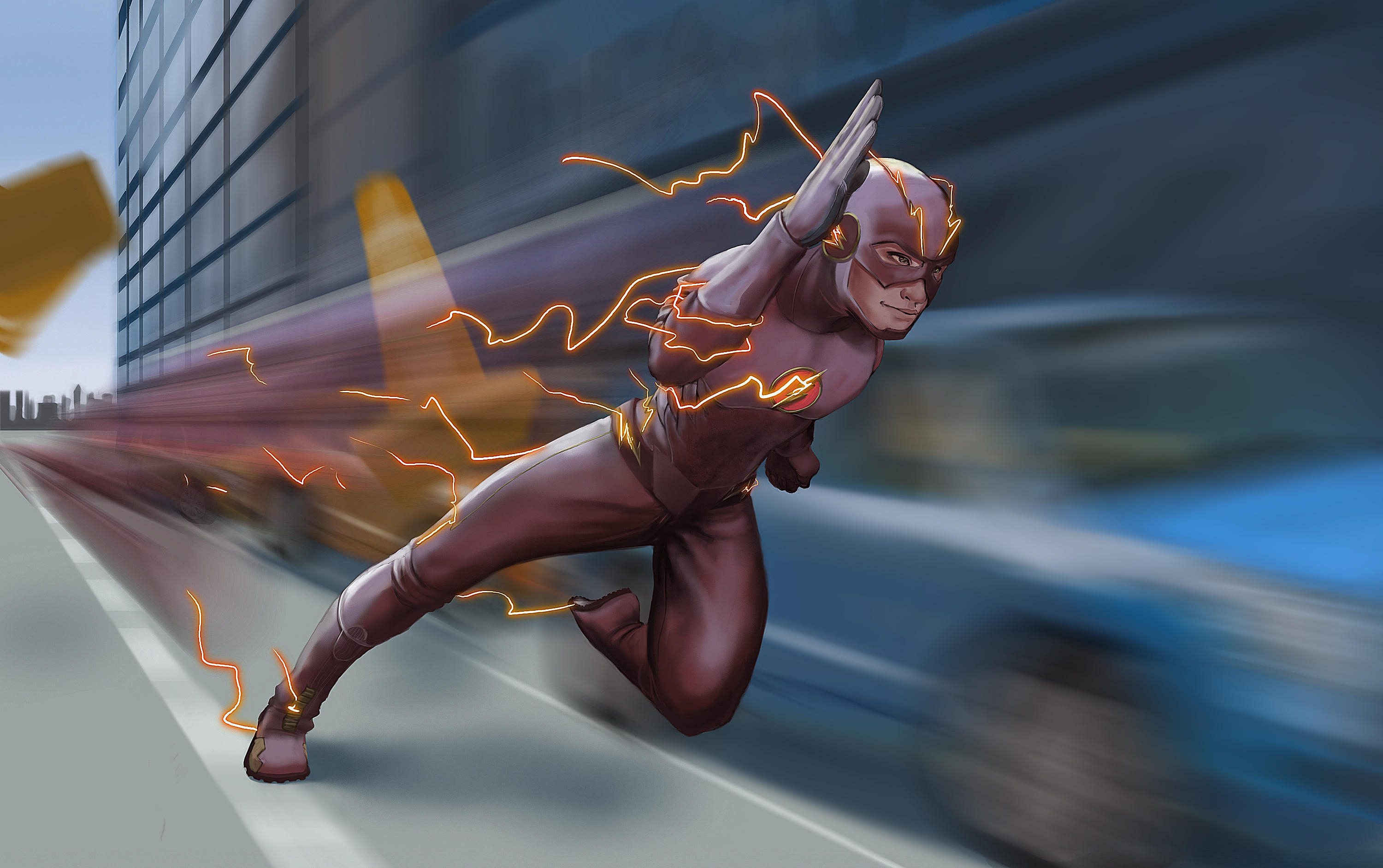 Picture Of The Flash Running Wallpapers