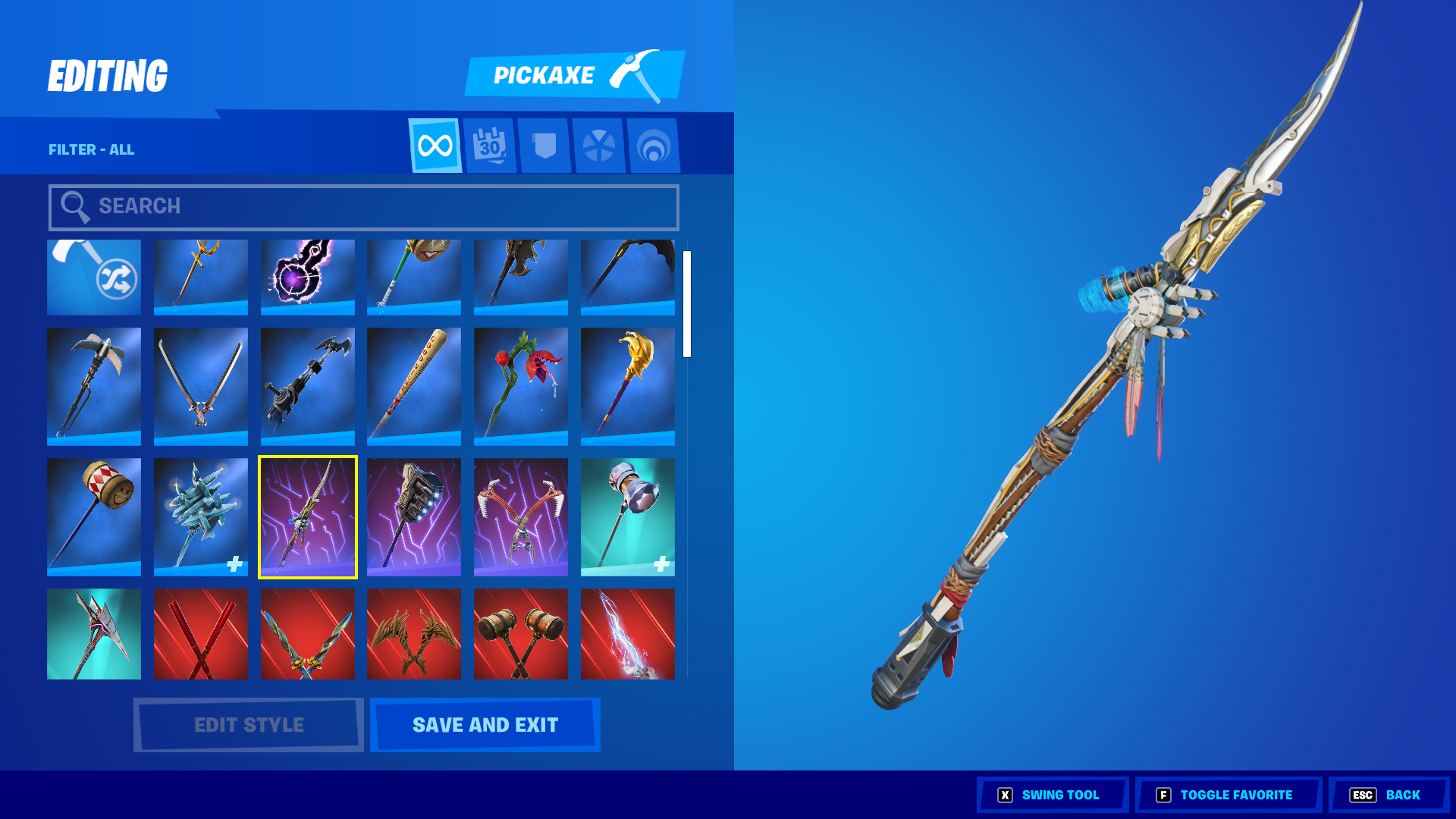 Pictures Of Fortnite Pickaxes Wallpapers