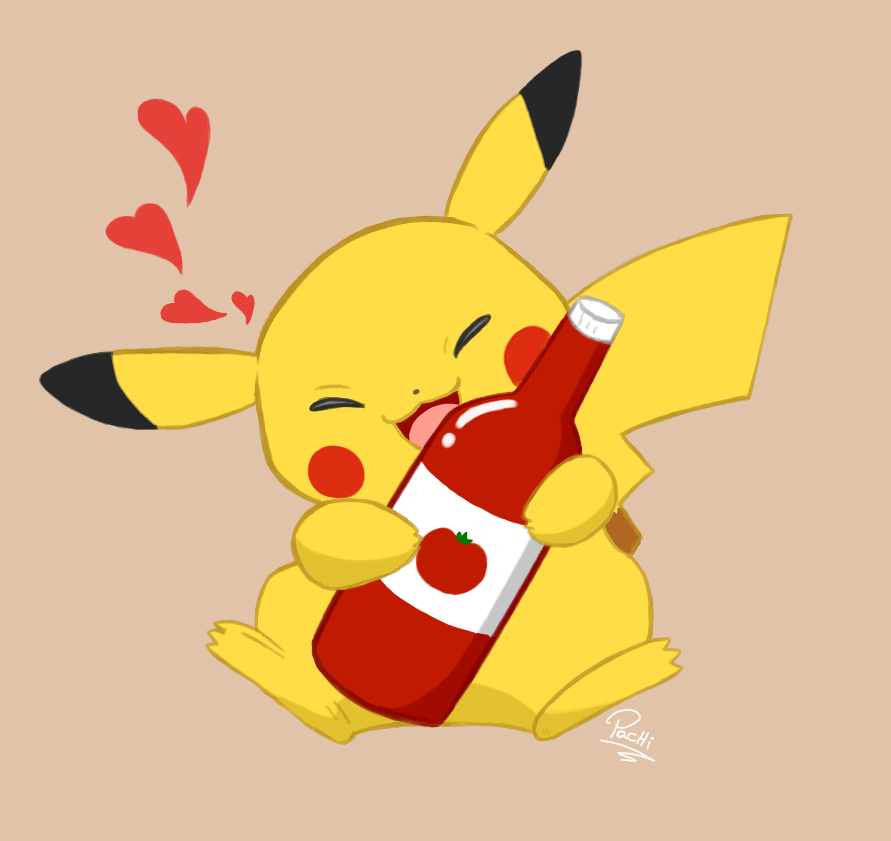 Pikachu Ketchup Wallpapers