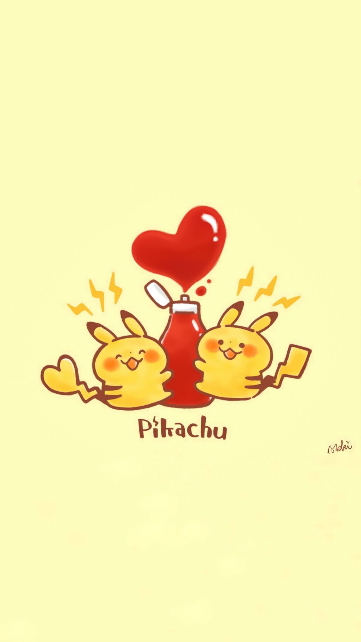 Pikachu Ketchup Wallpapers