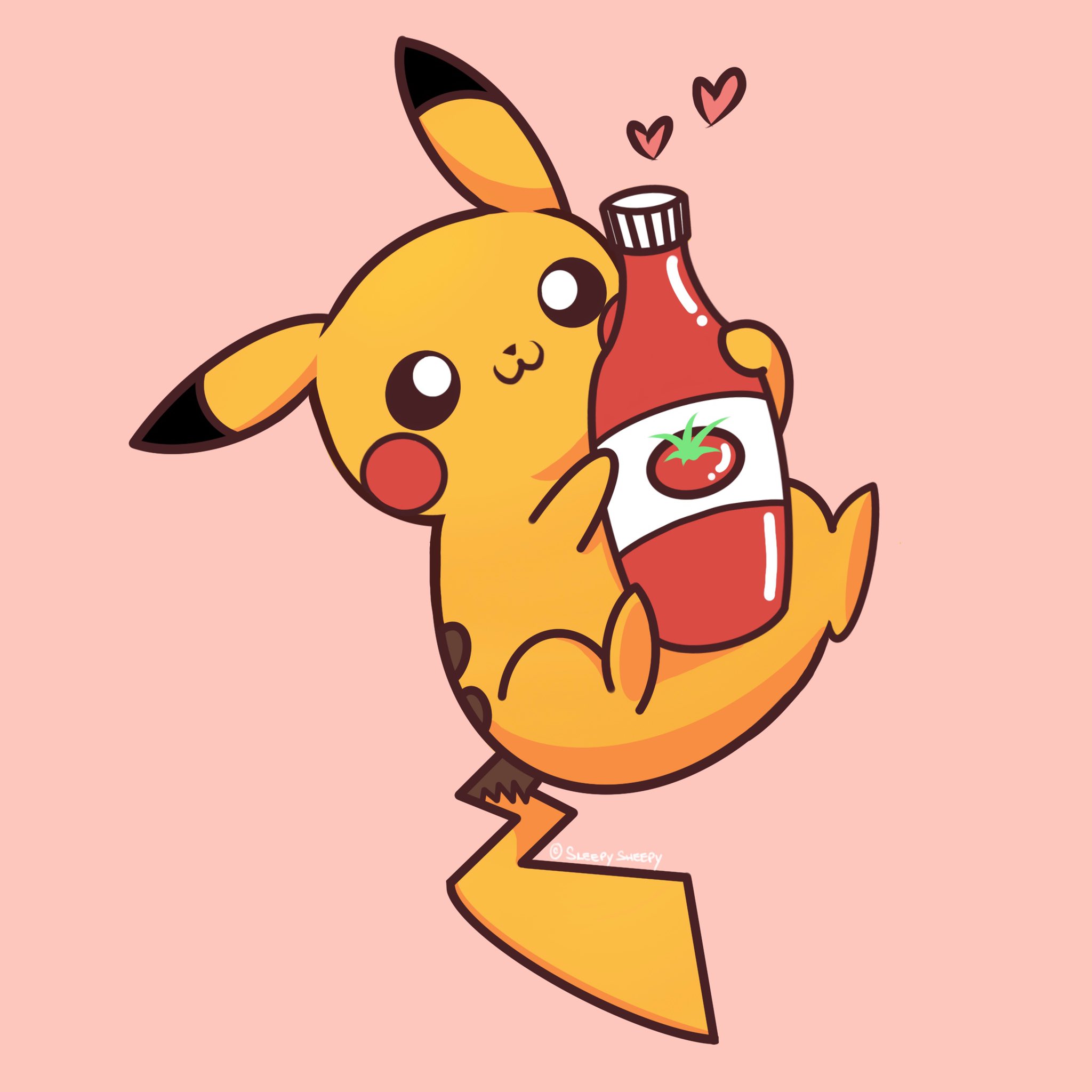 Pikachu Ketchup Wallpapers