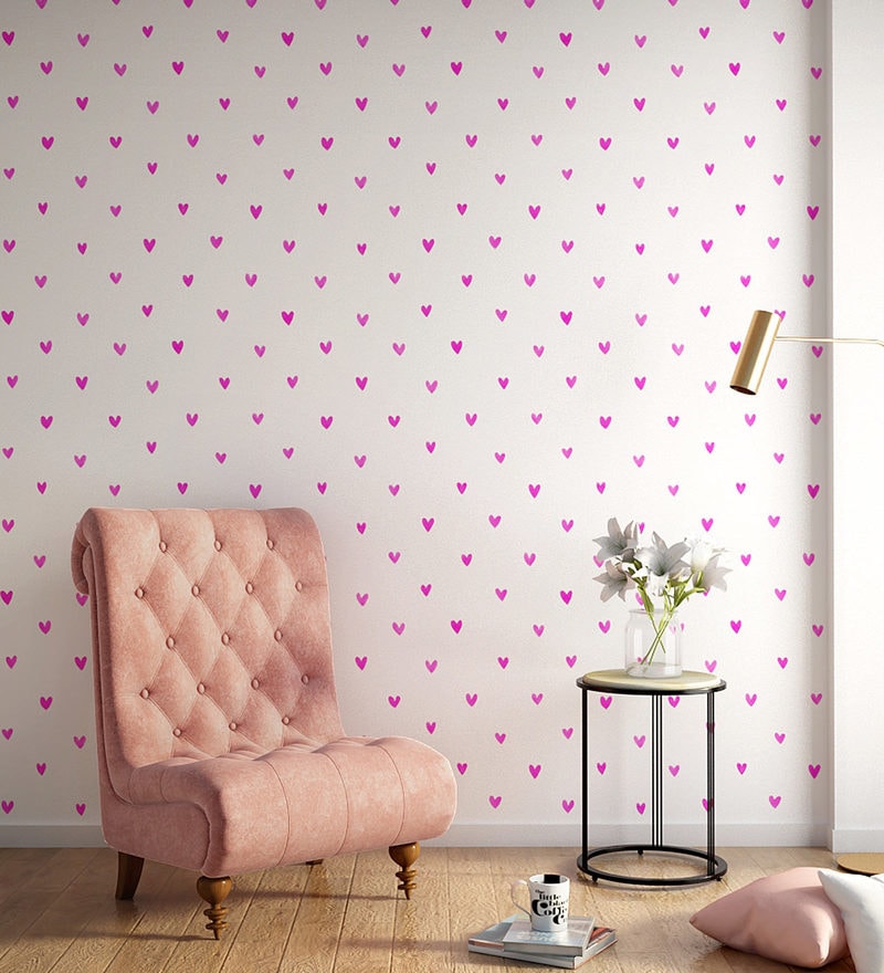 Pink And White Wall Paper Wallpapers