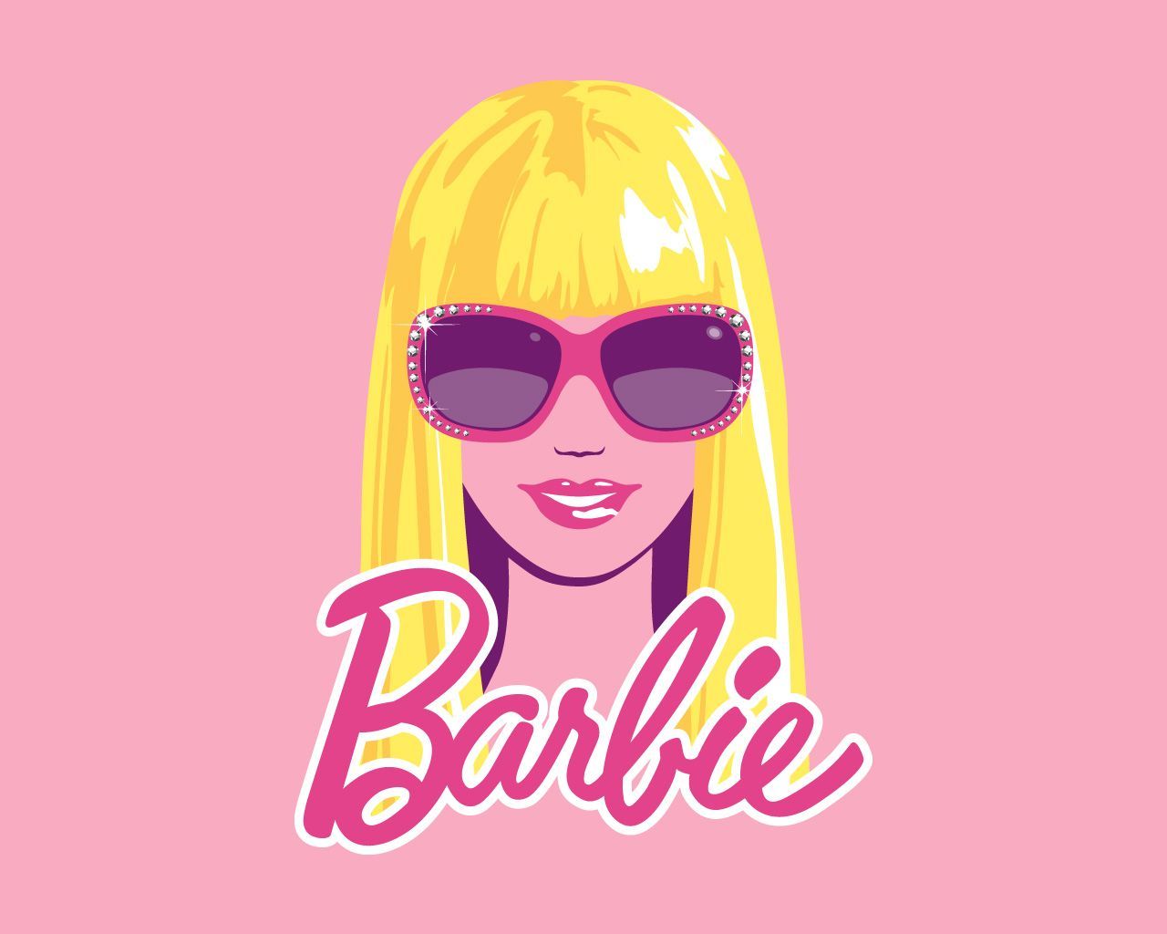 Pink Barbie Logo Wallpapers