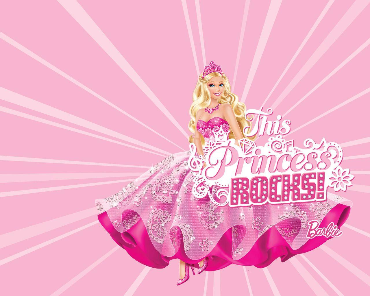 Pink Barbie Logo Wallpapers