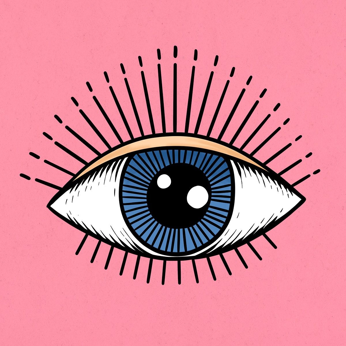 Pink Evil Eye Wallpapers