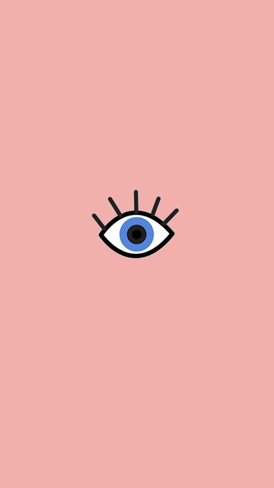 Pink Evil Eye Wallpapers