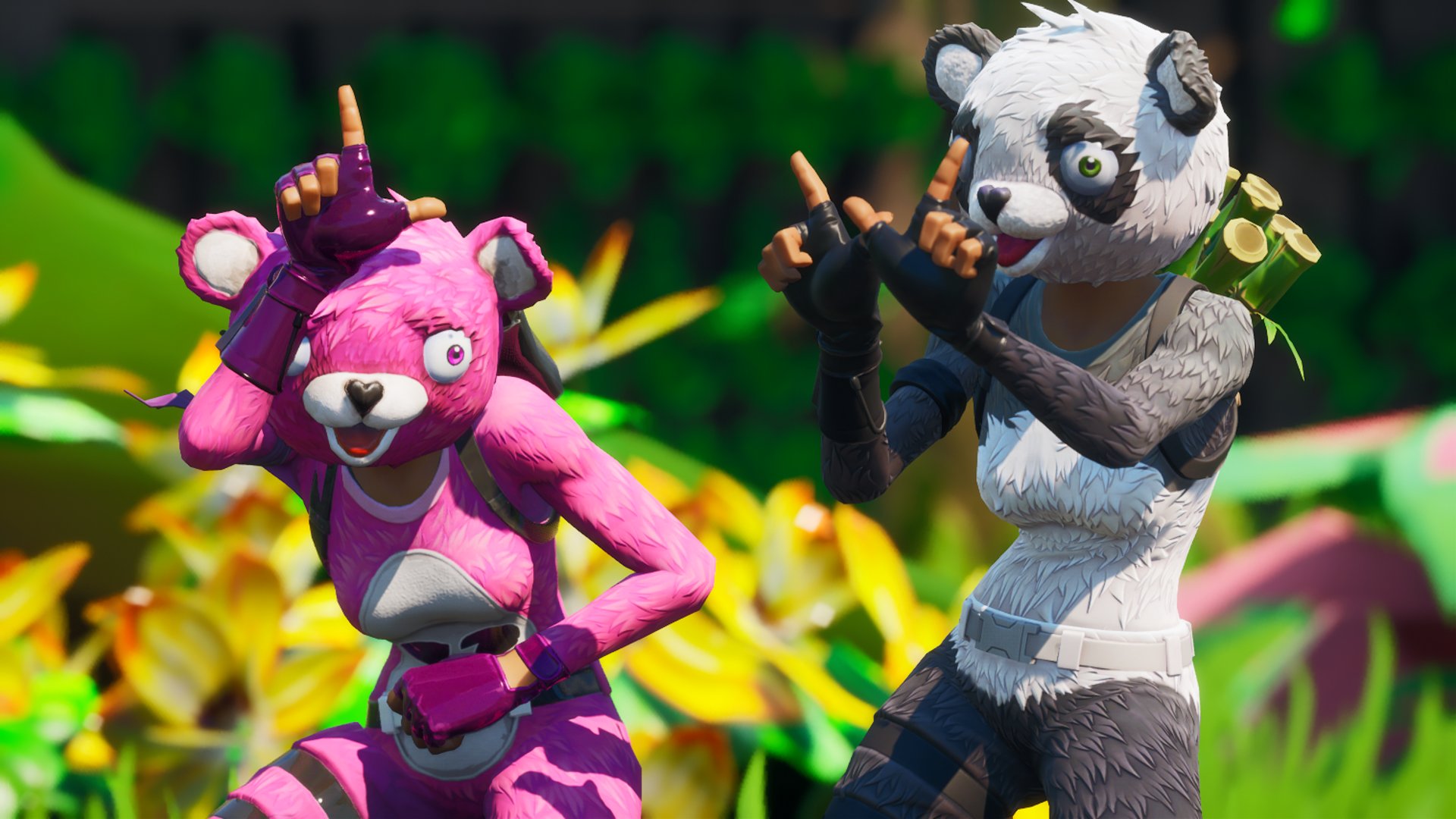 Pink Panda Fortnite Wallpapers