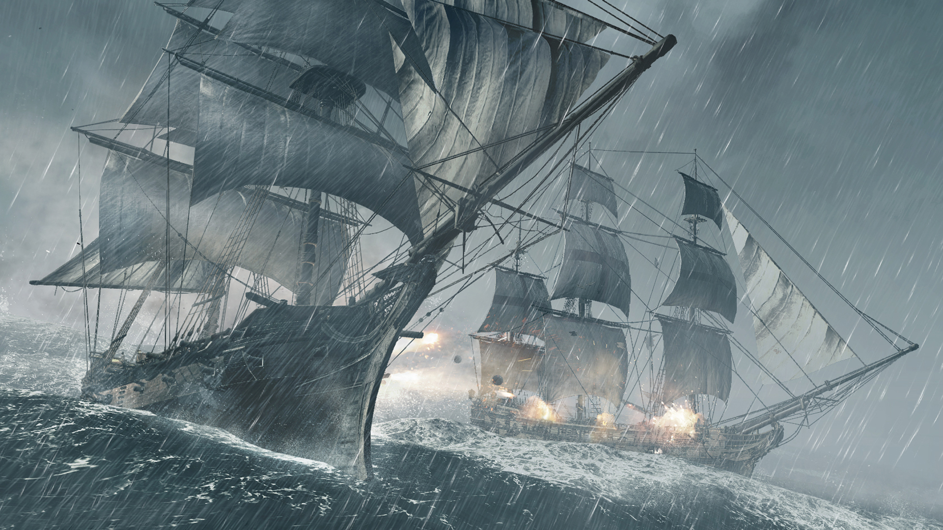 Pirate Ship Battle Wallpapers