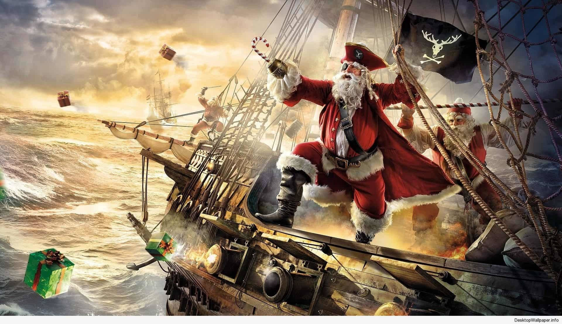 Pirate Ship Battle Wallpapers