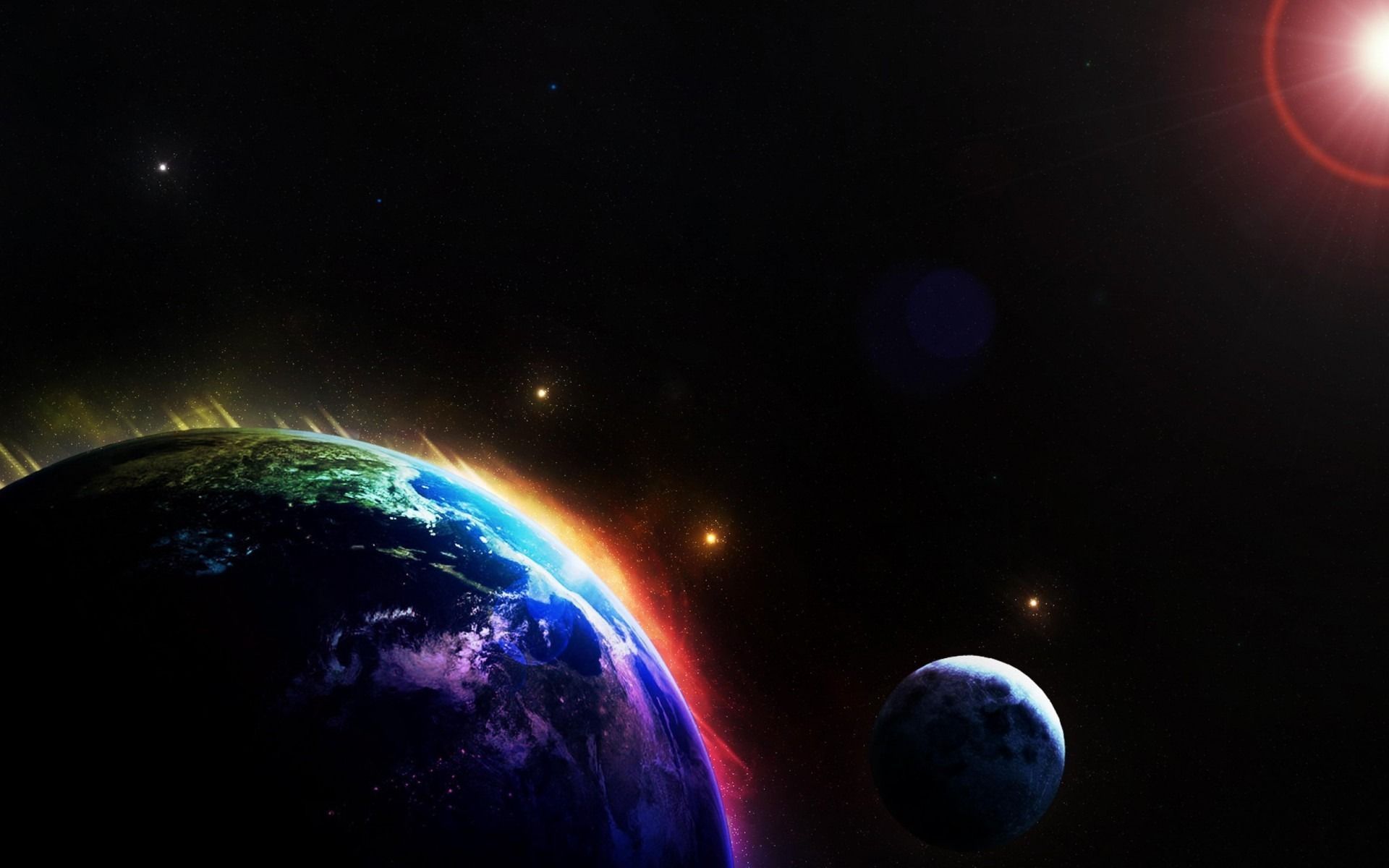 Planet Rainbow Wallpapers