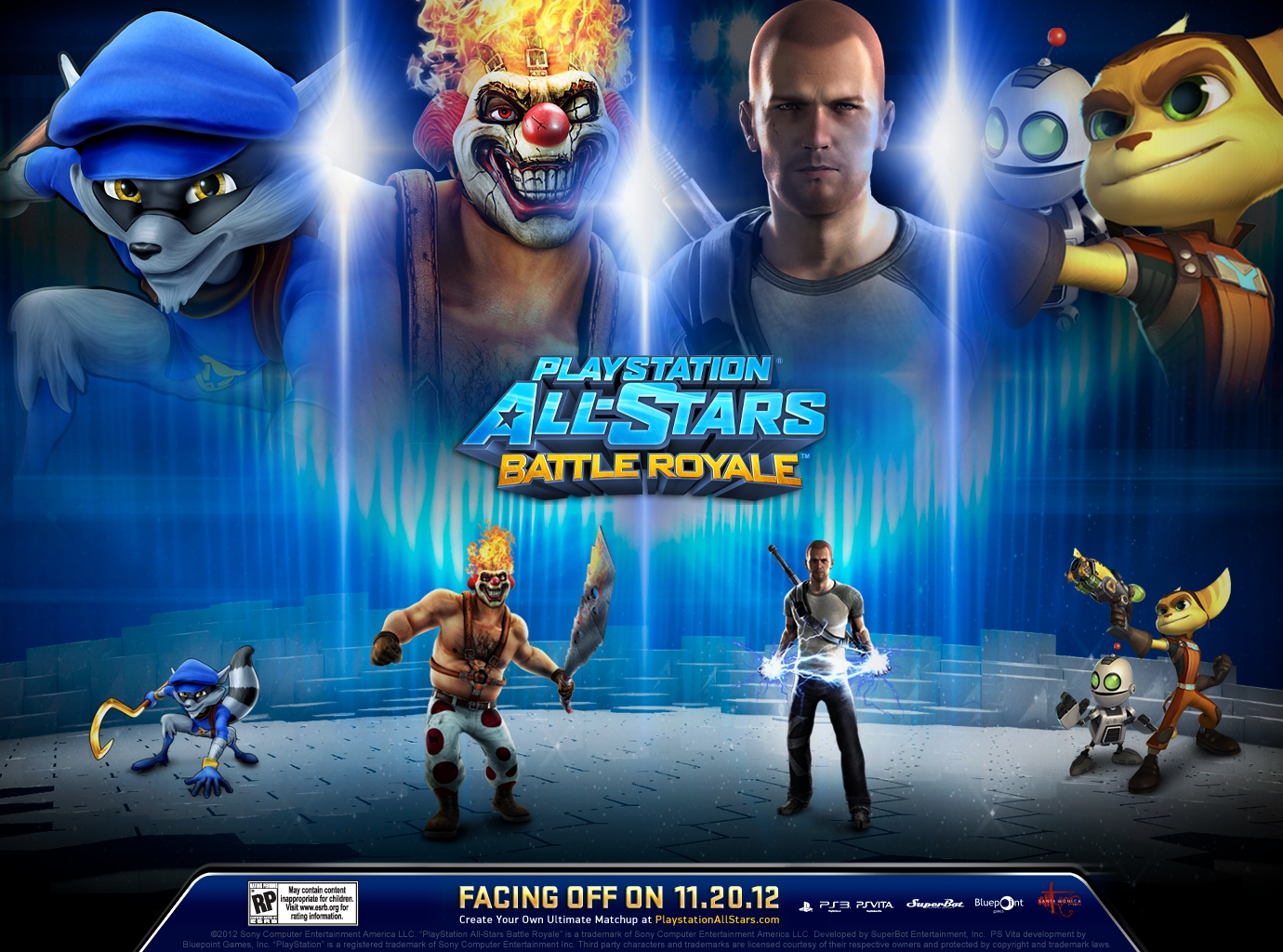 Playstation Allstars Battle Royale Wallpapers