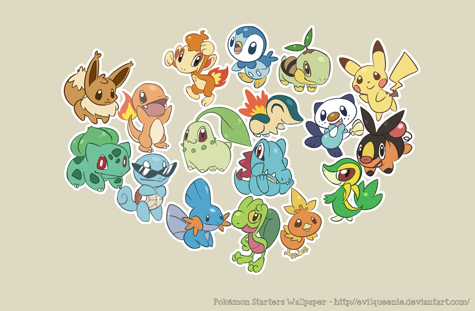 Pokemon Starters Wallpapers