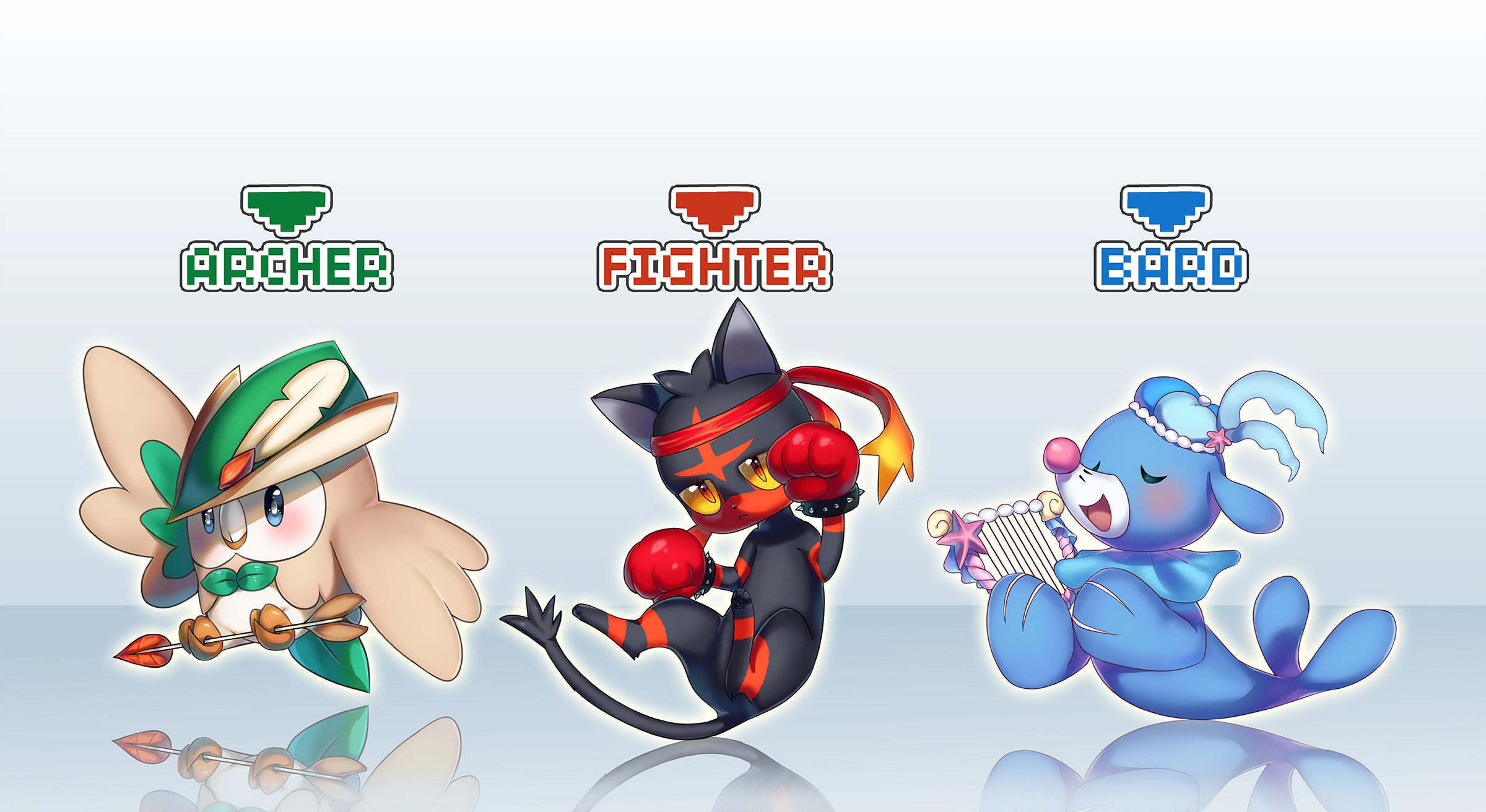 Pokemon Starters Wallpapers