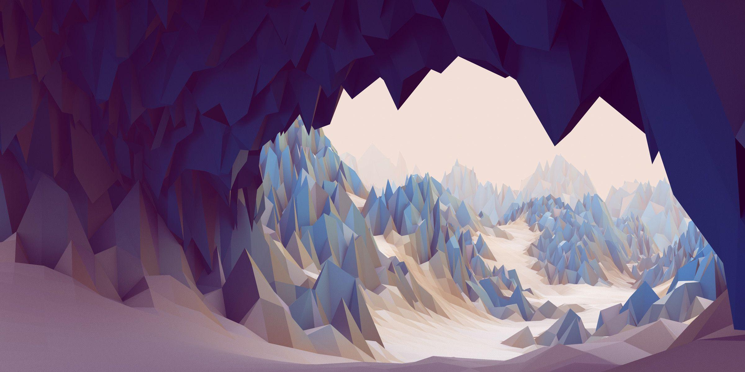 Polygon Landscape Wallpapers